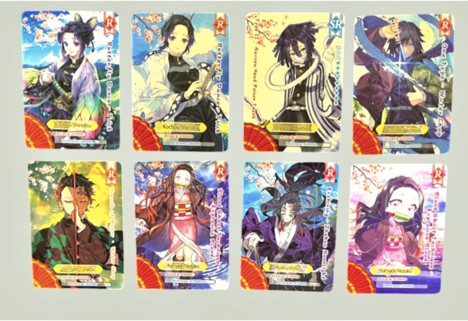 Image of EpicTurners Demon Slayer Anime Cards | Tanjiro Nezuko Zenitsu Inosuke 50 Cards
