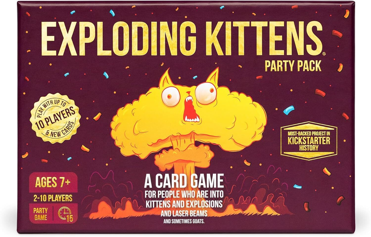 Image of Magnemite Exploding Kitten Party Pack Card Game for Kids
