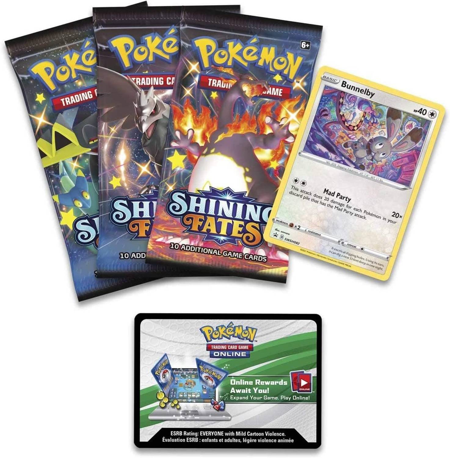 Craveon Pokemon TCG Shining Fates (36 Booster Packs) Playing Cards - Pokemon  TCG Shining Fates (36 Booster Packs) Playing Cards . shop for Craveon  products in India. | Flipkart.com