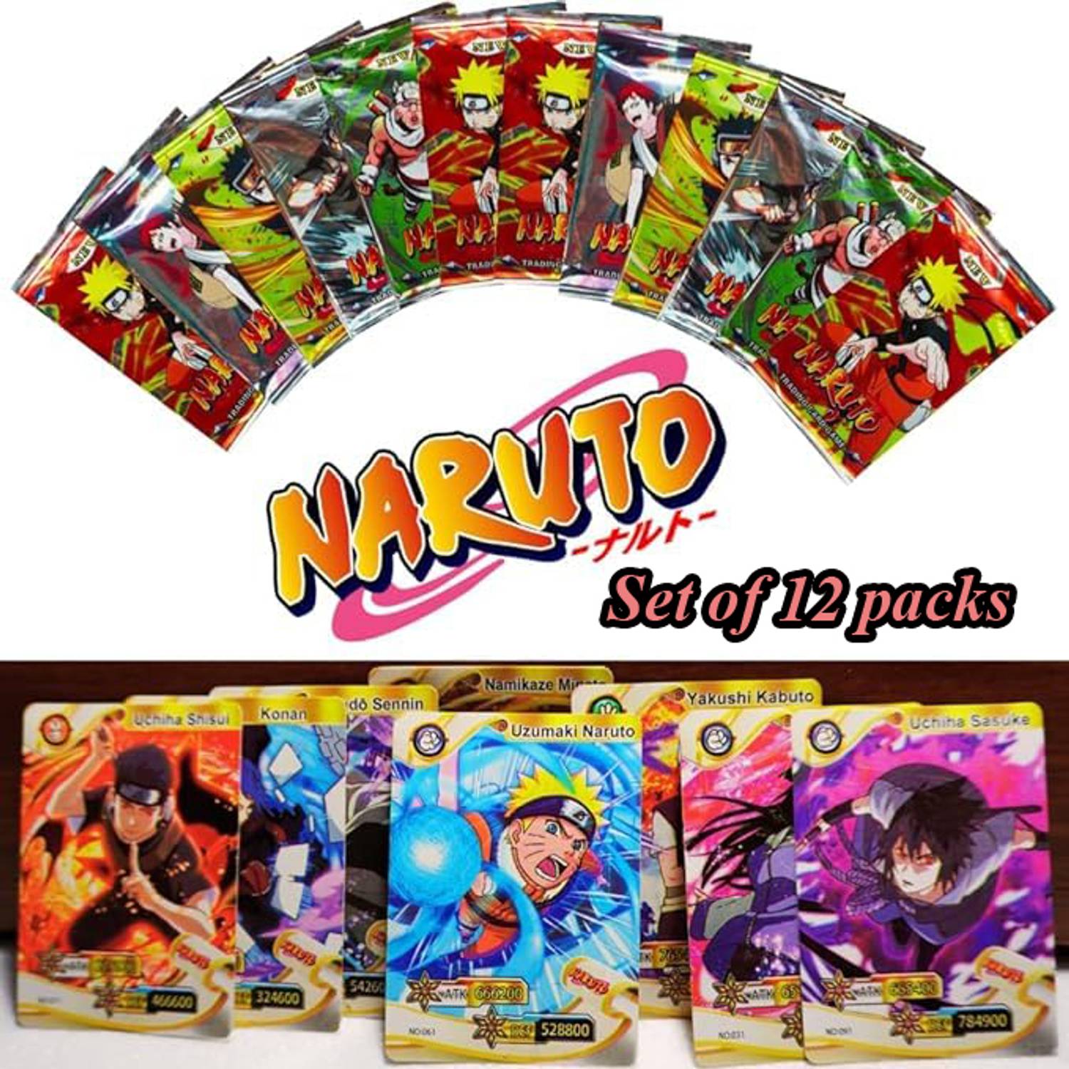 AncientKart New Edition Naruto cards for playing 12 packs - New