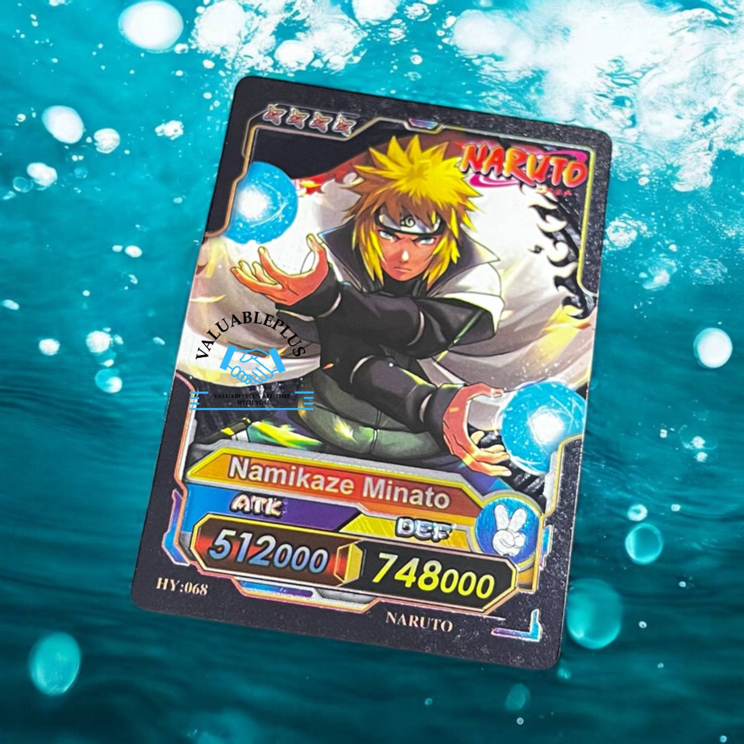 valuableplus Naruto Cards 10Pc Playing Foil Cards ( 5Pc Each Color