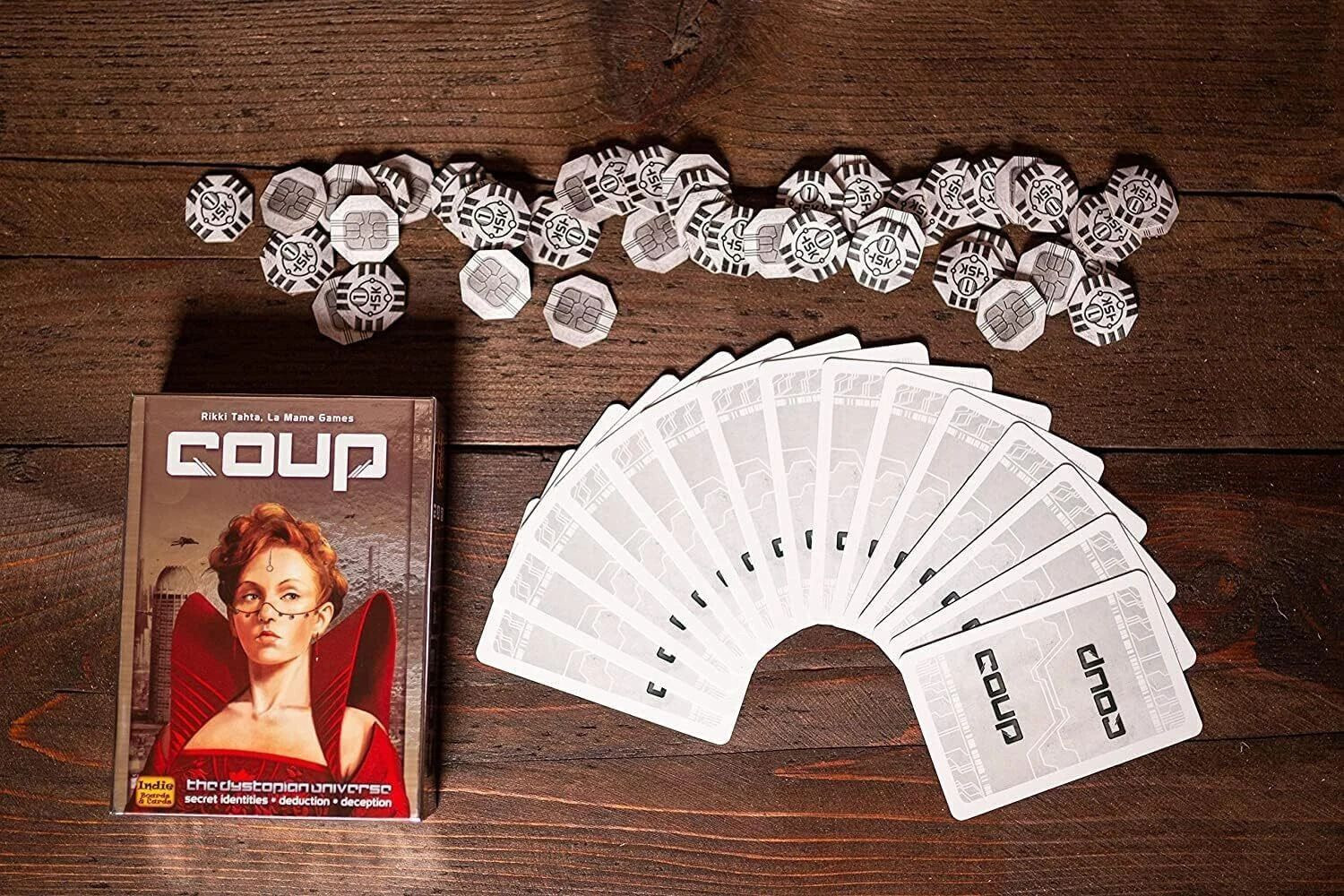 Image of Magnemite Coup Card & Board Game Strategic Bluffing Fun Party Game for Family & Friends
