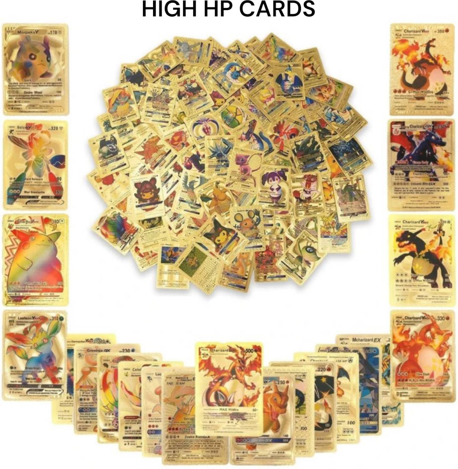 taka saki 27 PCS Pokemon cards golden deck pack - 27 PCS Pokemon