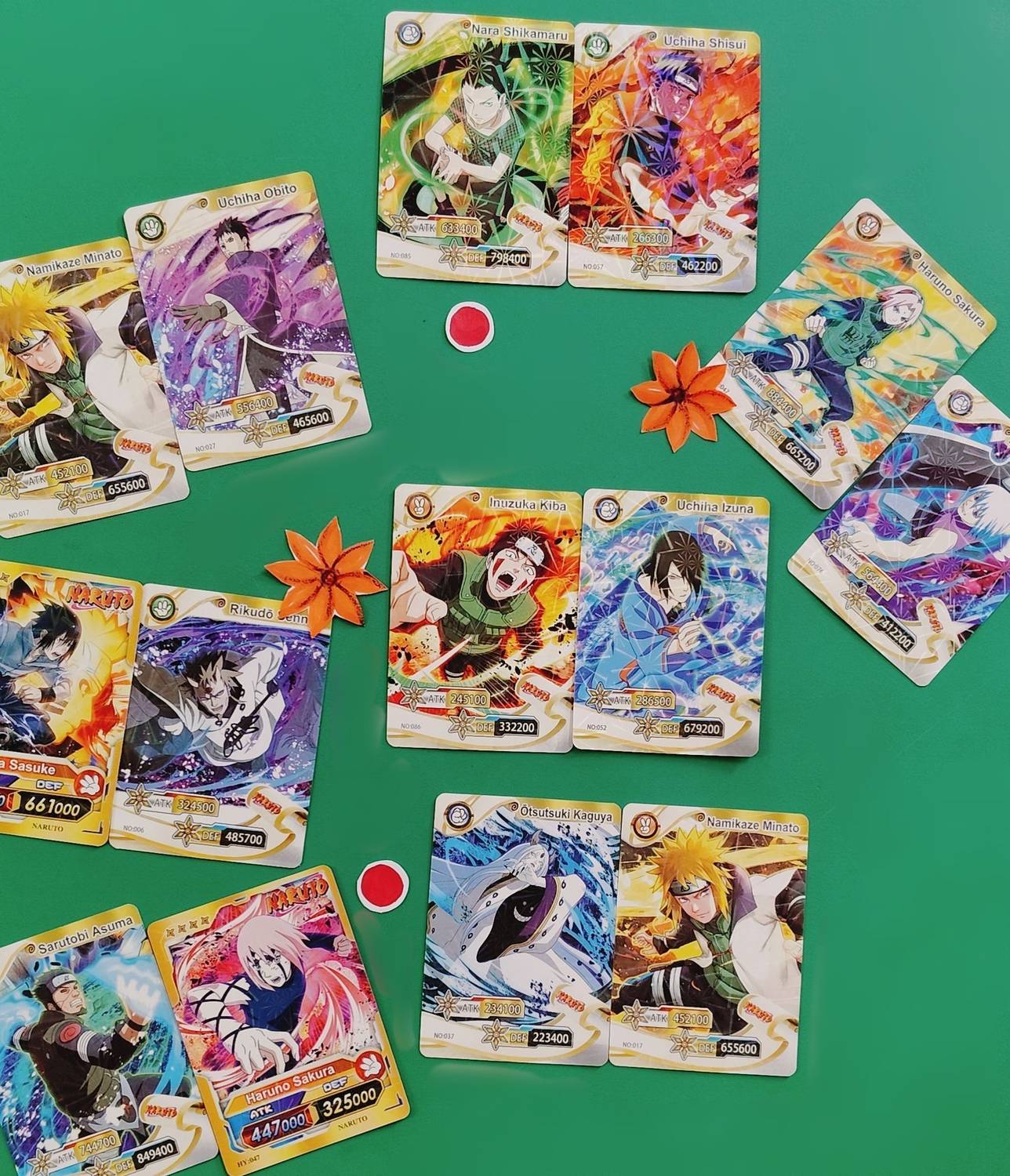 Thrifx Premium Naruto Cards 200 Pcs Deck High Hp Booster Anime