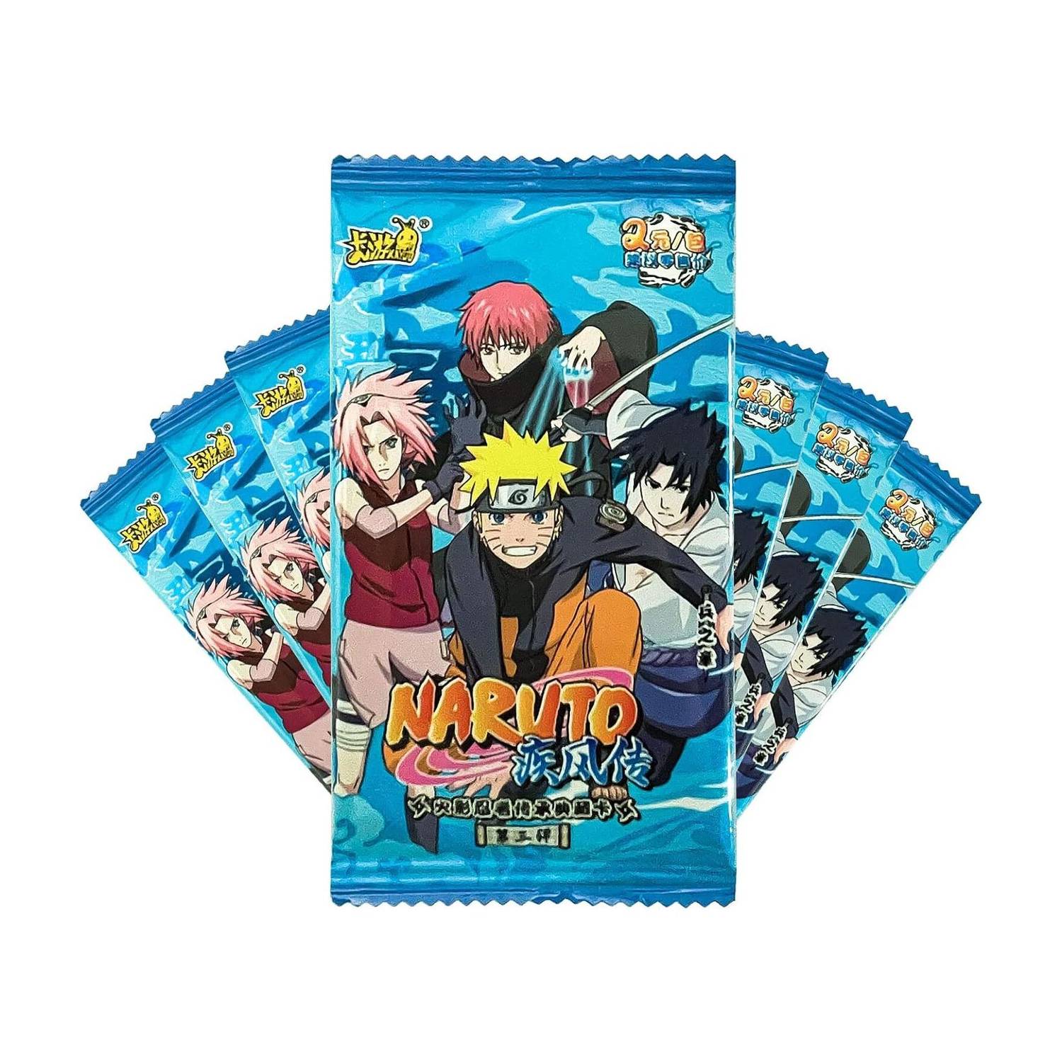 NITYOG Naruto A Card Game For Kids (7 Packets =56 Cards) - Naruto