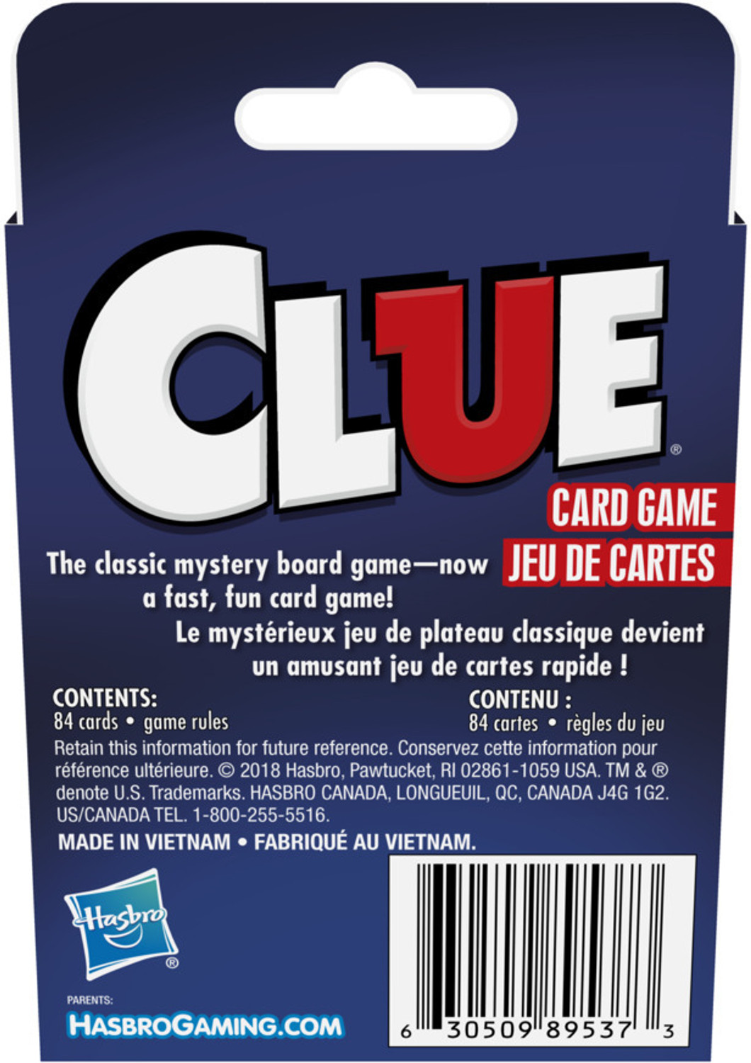 Image of HASBRO GAMING Clue Card Game for Kids, Strategy Game for Kids, Travel Games for Kids
