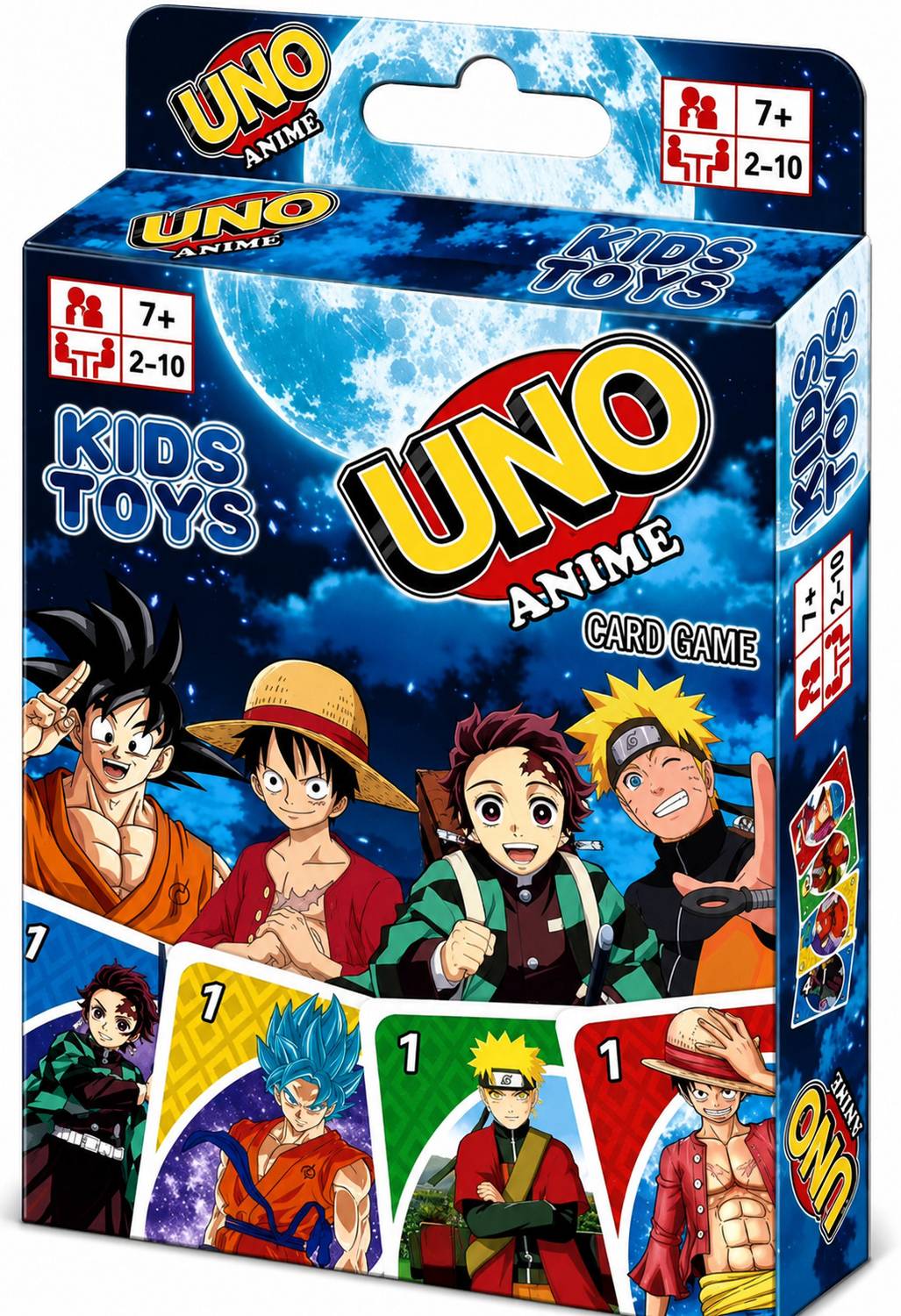YTO UNO Anime Card Game Multicolor