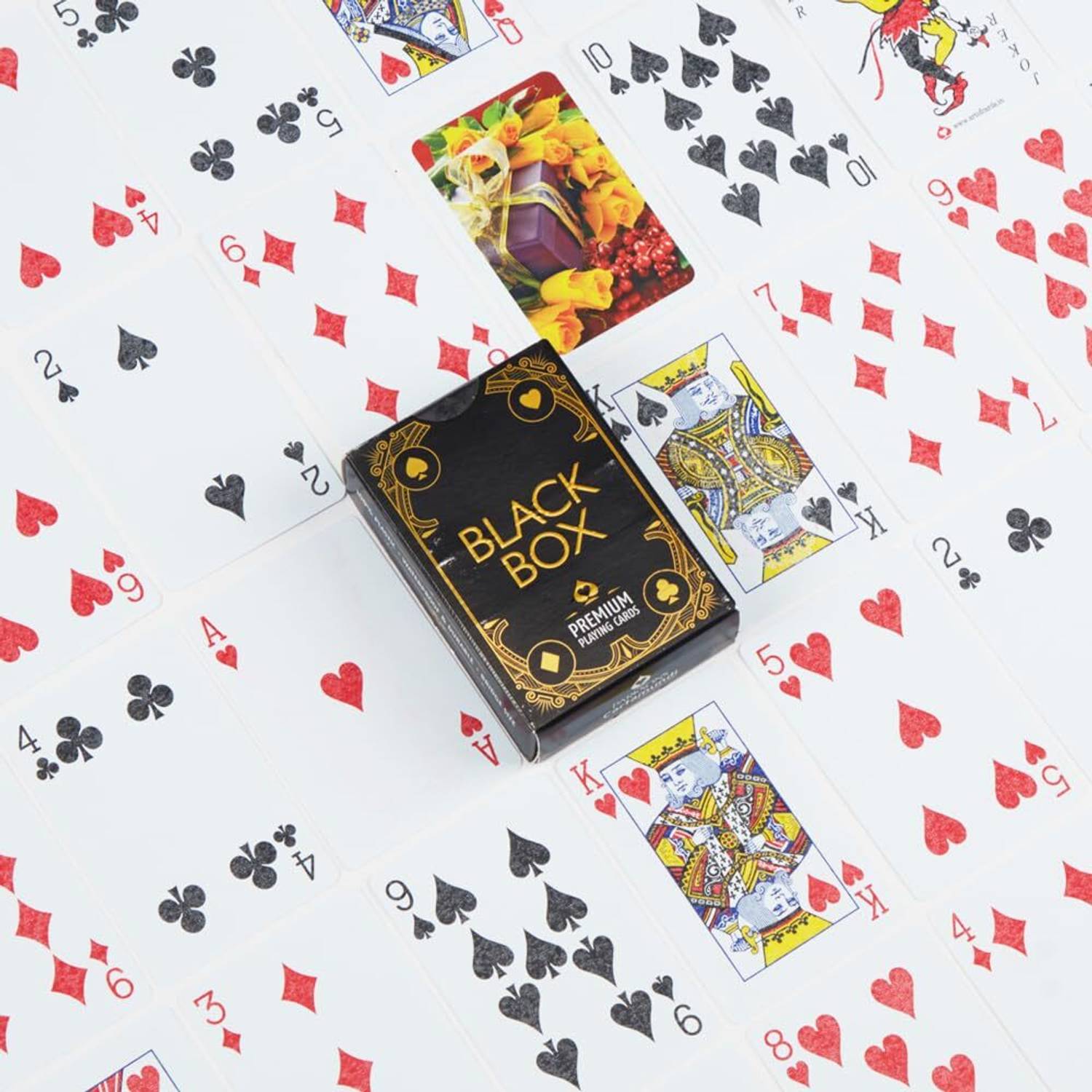 Parksons Black Box Premium Plastic Playing Card Game, Bridge Size - Image 2