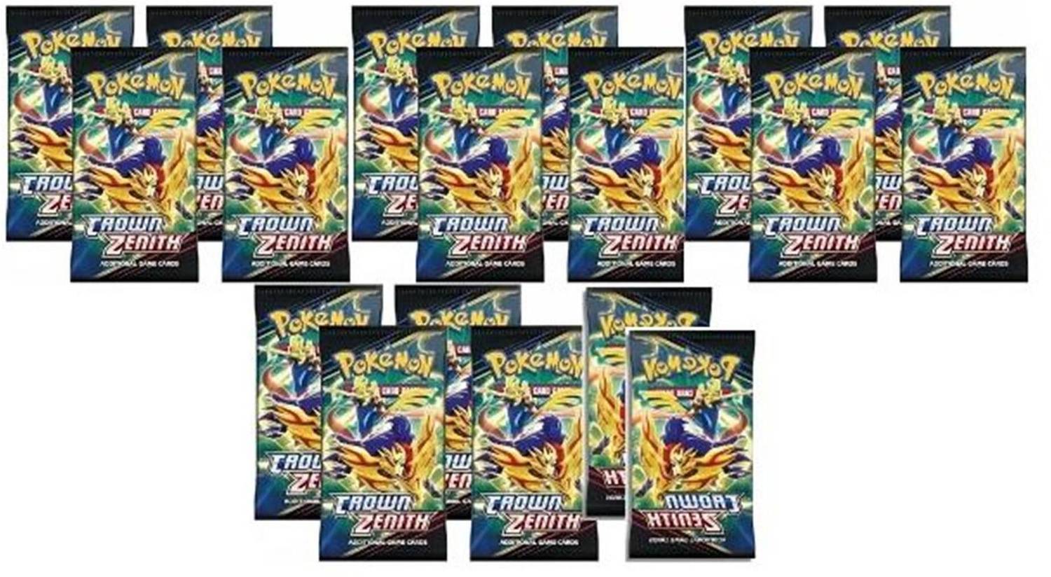 Gift Collection 144 PCS Pokemon Crown Zenith Booster Pack Cards V Star V  max Playing Cards - 144 PCS Pokemon Crown Zenith Booster Pack Cards V Star V  max Playing Cards .