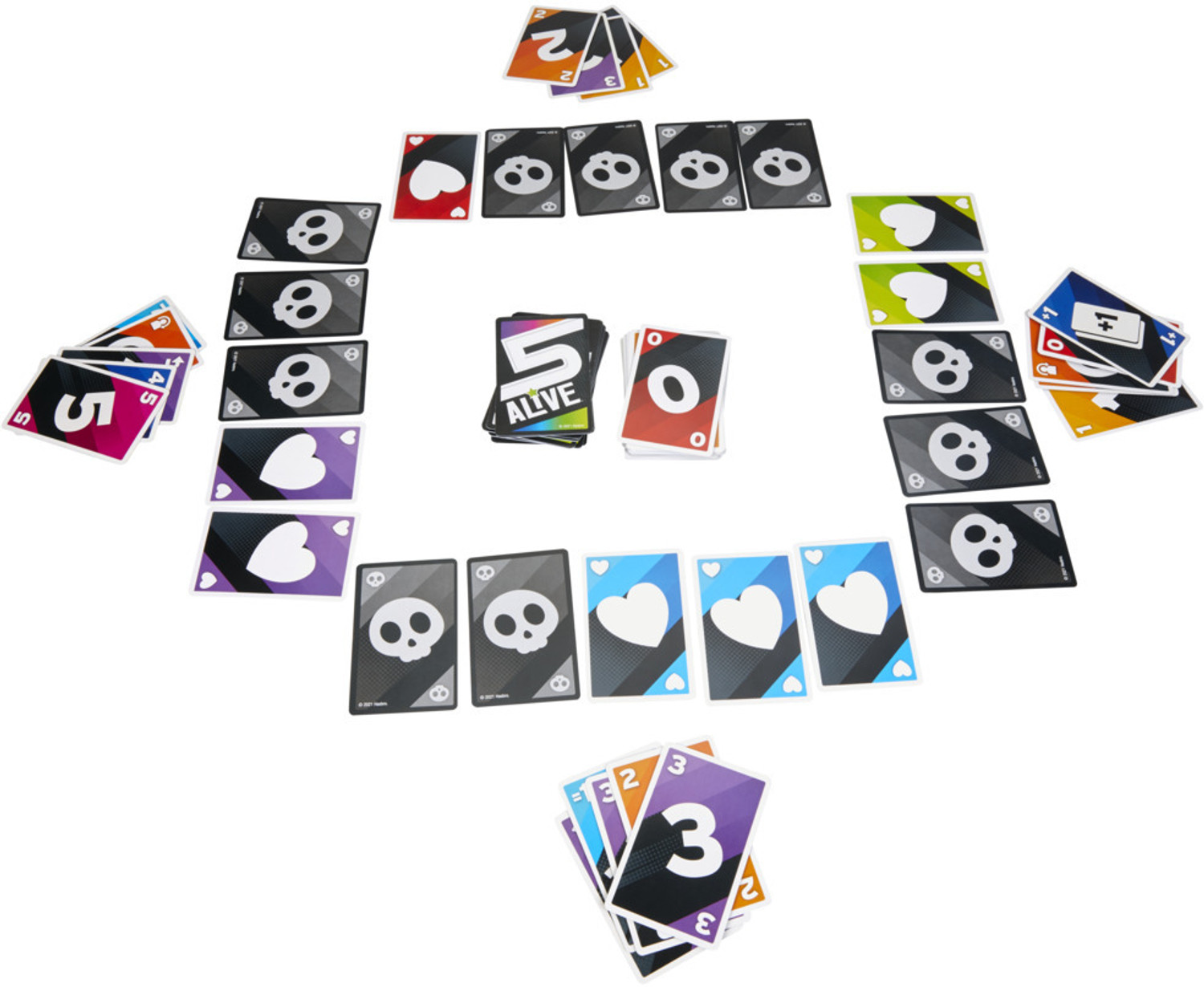 Image of HASBRO GAMING 5 Alive Card Game, Fast-Paced Game for Kids and Families, Family Games