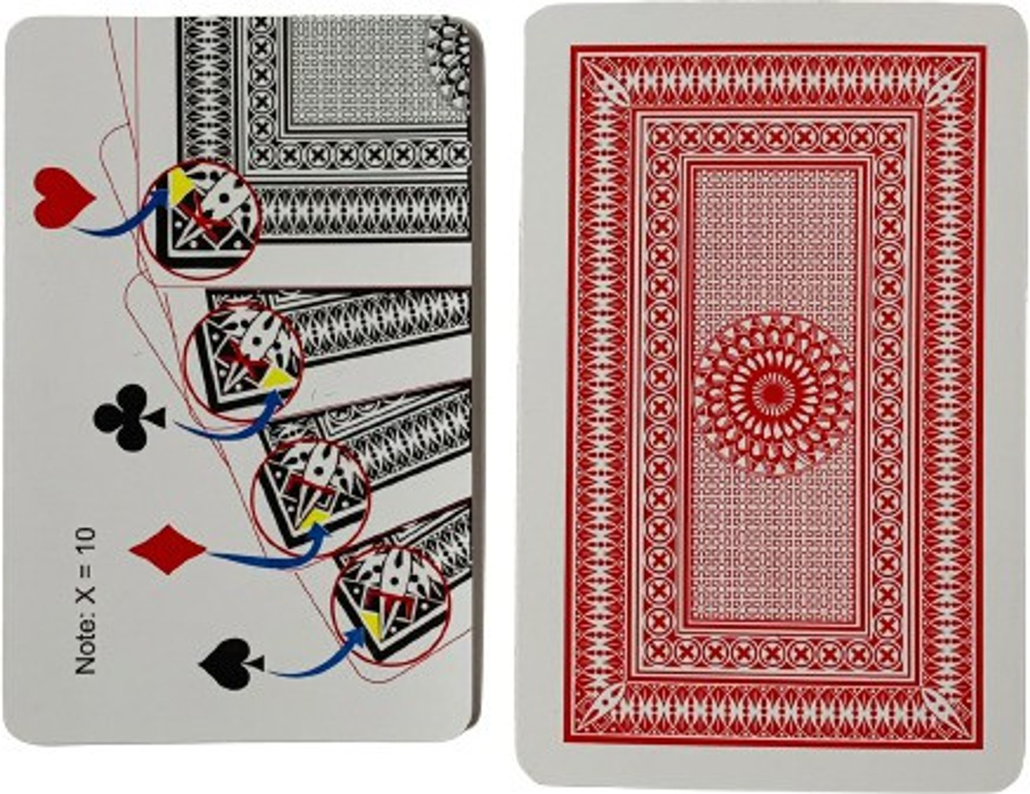Image of R.s.Magic Tricks 555 Mvision Marked Deck Cheating Premium Playing Card Magic
