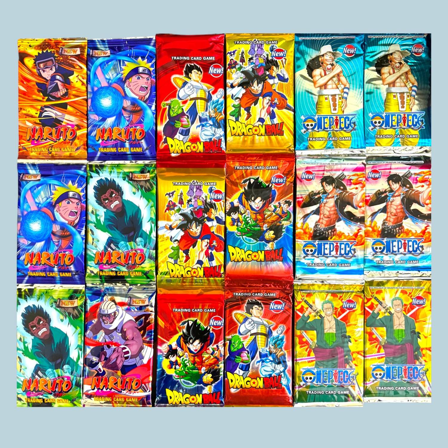 ドラゴンボールカード ONE PIECE CARD WOYR 144 PC Dragon Ball Super,Naruto and One Piece Playing Cards