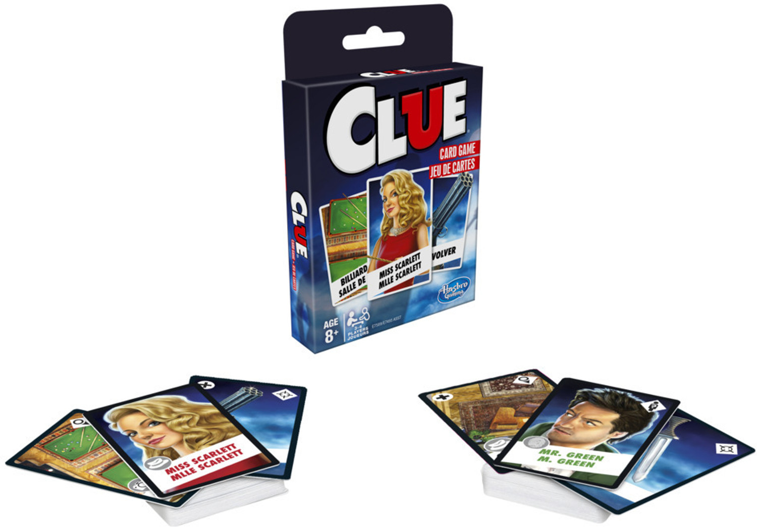 Image of HASBRO GAMING Clue Card Game for Kids, Strategy Game for Kids, Travel Games for Kids