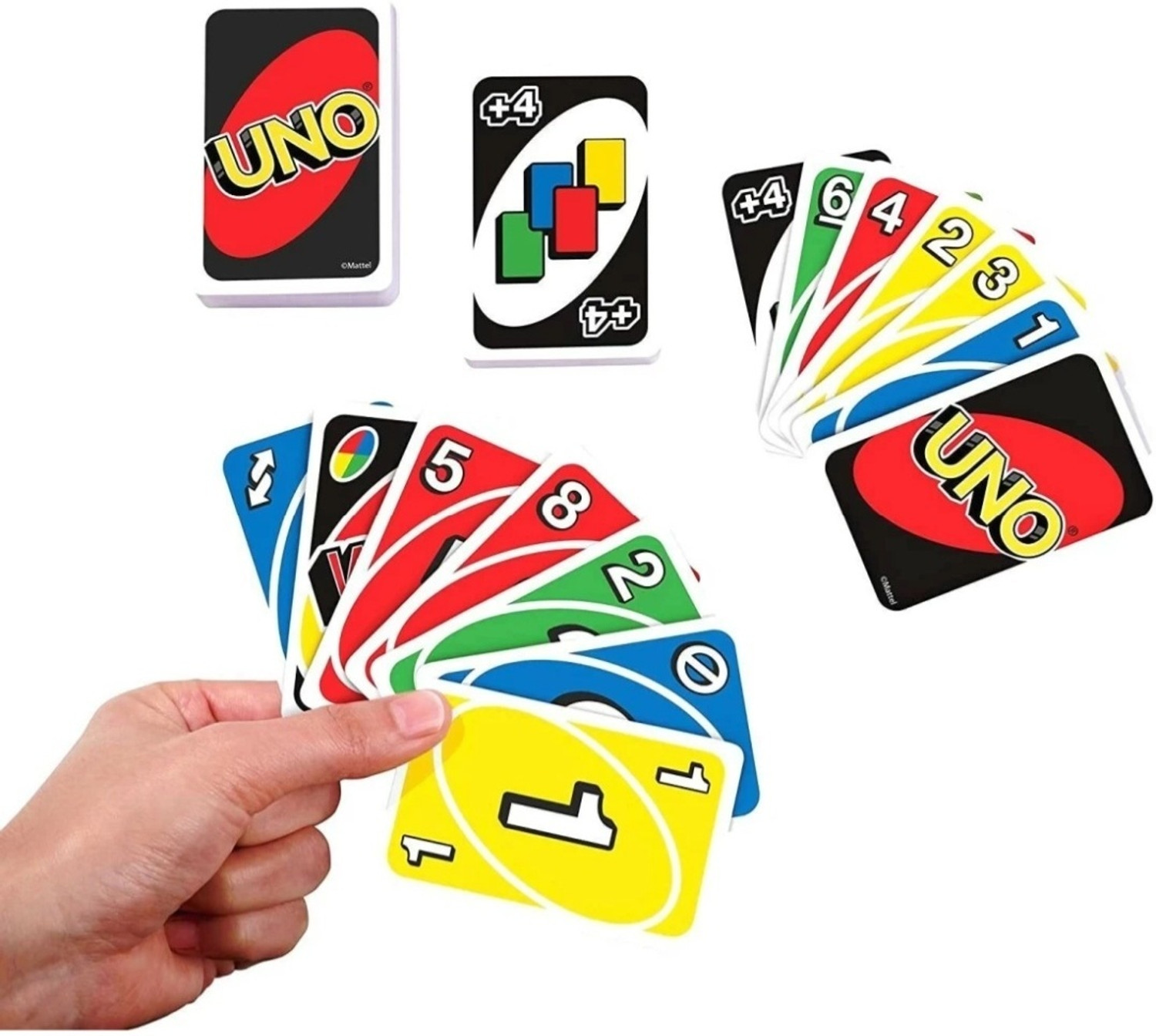 Image of Mira Farmcraft UNO Playing Cards Premium Paper Family Card Games Teen Patti Magic Cards (Multicolor)