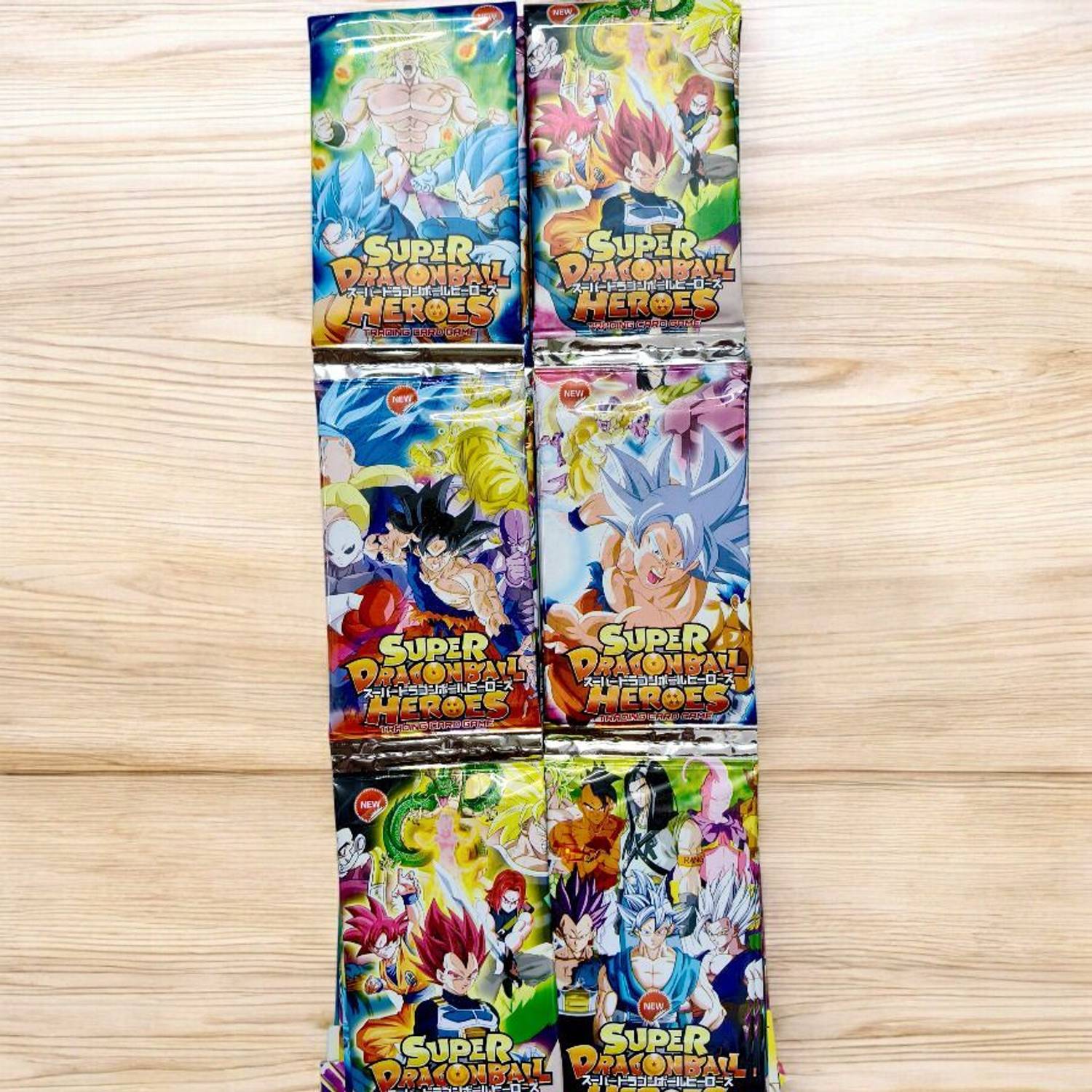 Thrifx Dragon Ball Z Super Heroes Anime Trading Cards Pack of 6