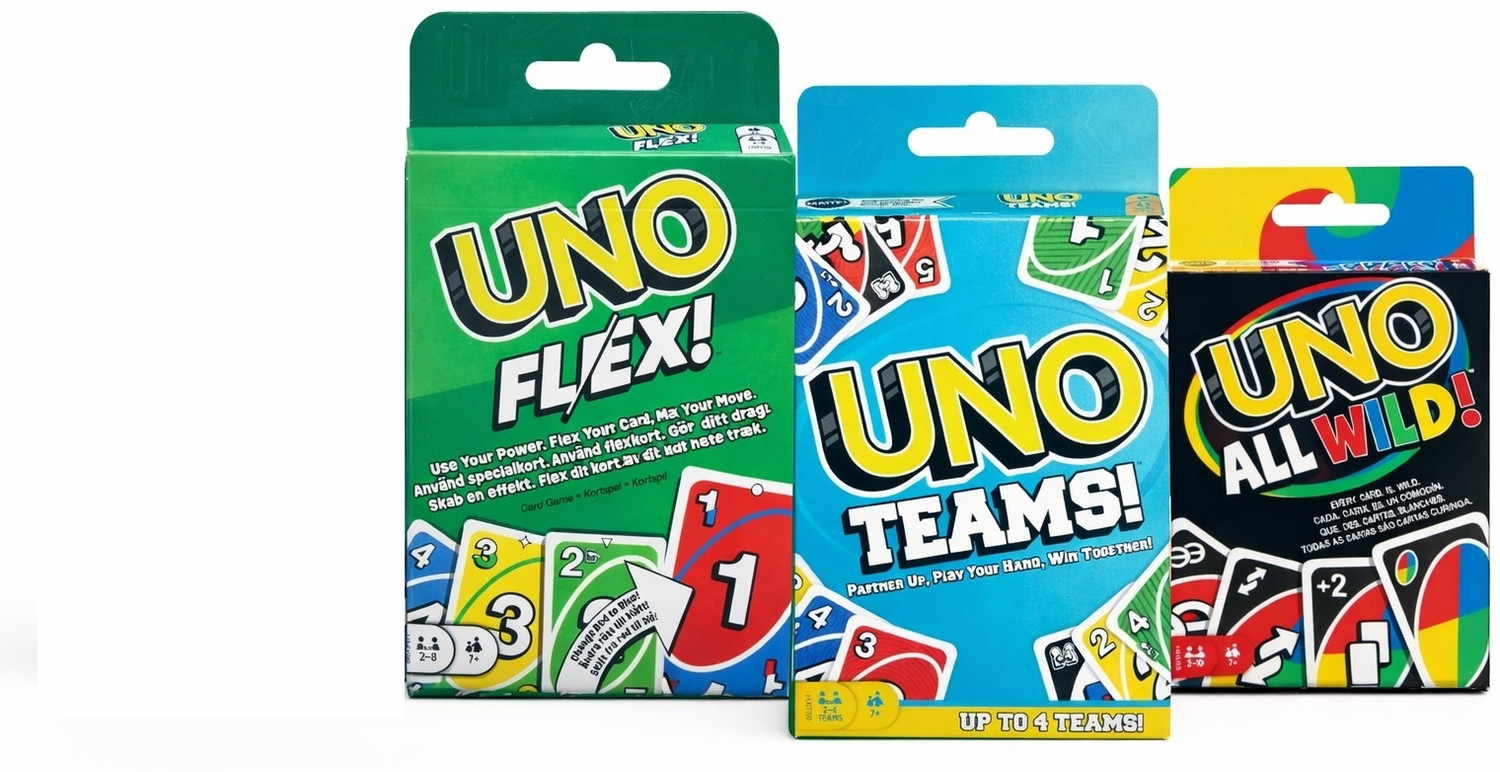 Image of TMA ENTERPRISES Uno Flex, Teams & All Wild Card Game Combo