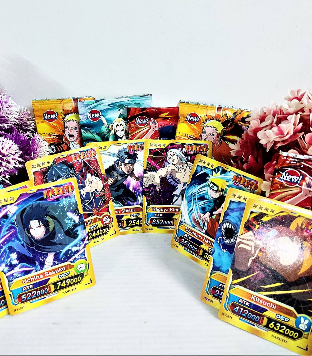 アニメキャラクターカード6枚セット　NARUTO キャラクターグッズ｜トレーディング フォト風カード BOX｜NARUTO