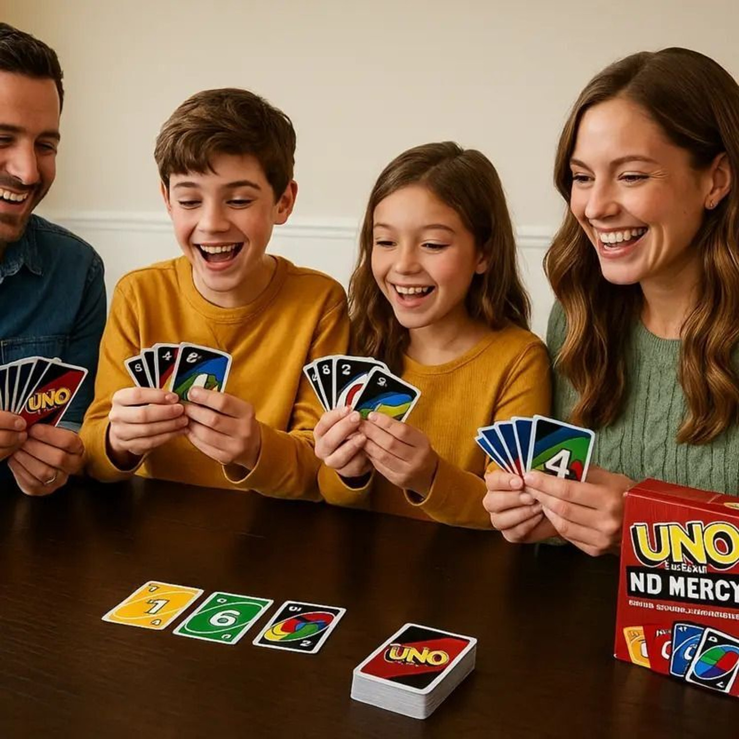 Image of Zokio UNO Show em No Mercy Cards Game Family Parties and Travel For Kids & Adults.-