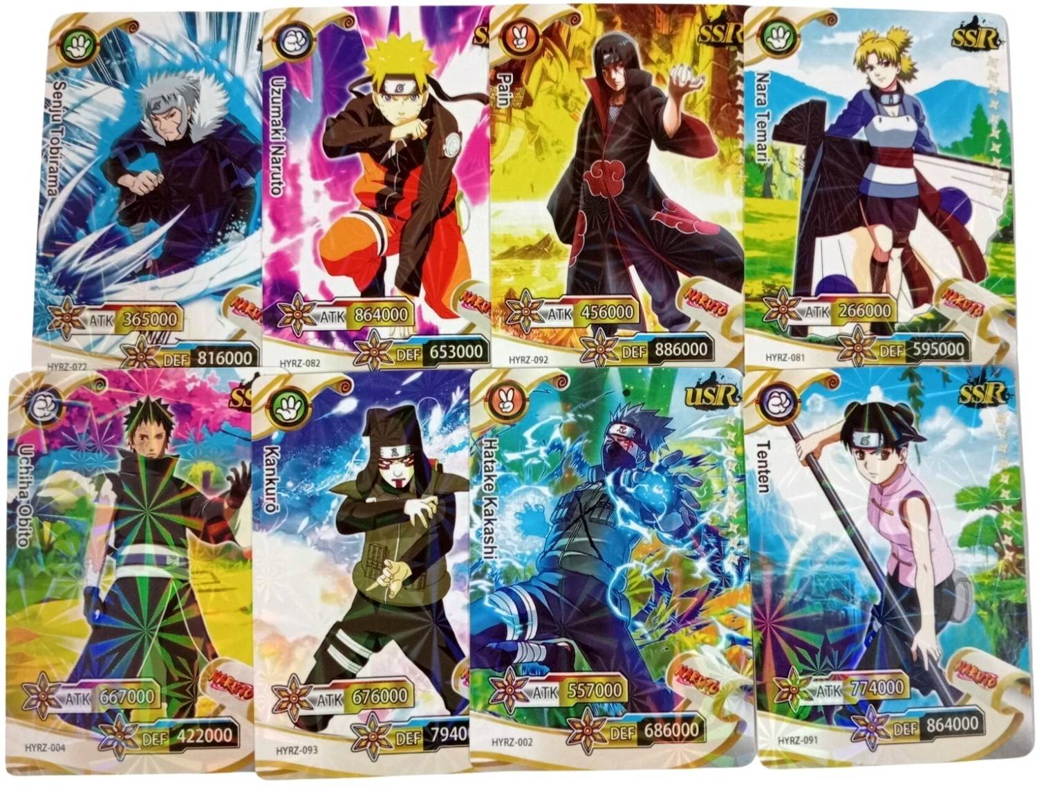 Gift Collection 48 PCS Naruto Itachi Sasuke Booster Playing Cards