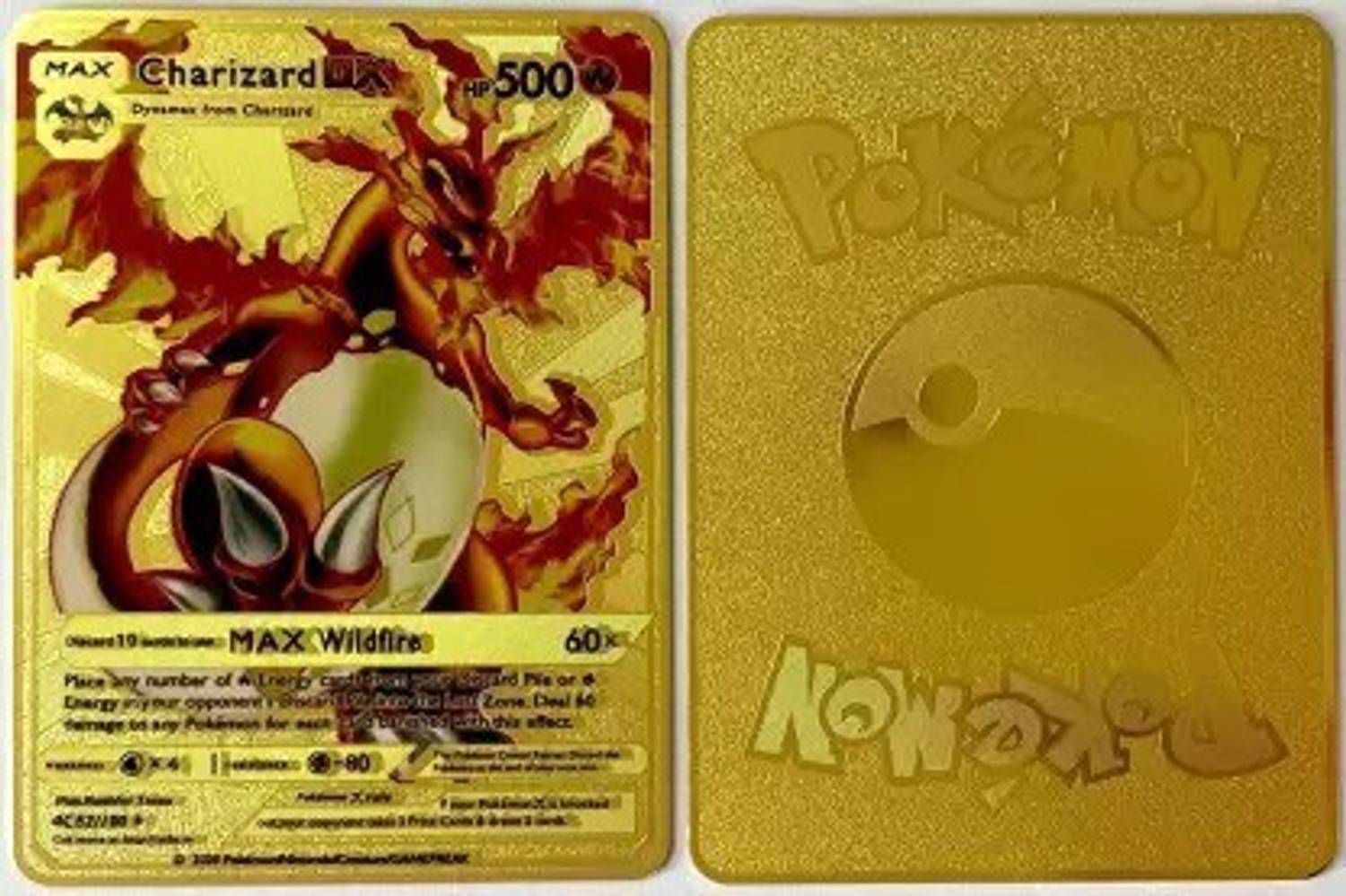 MARS poke-monn 110 Pieces Gold cards for kids - poke-monn 110