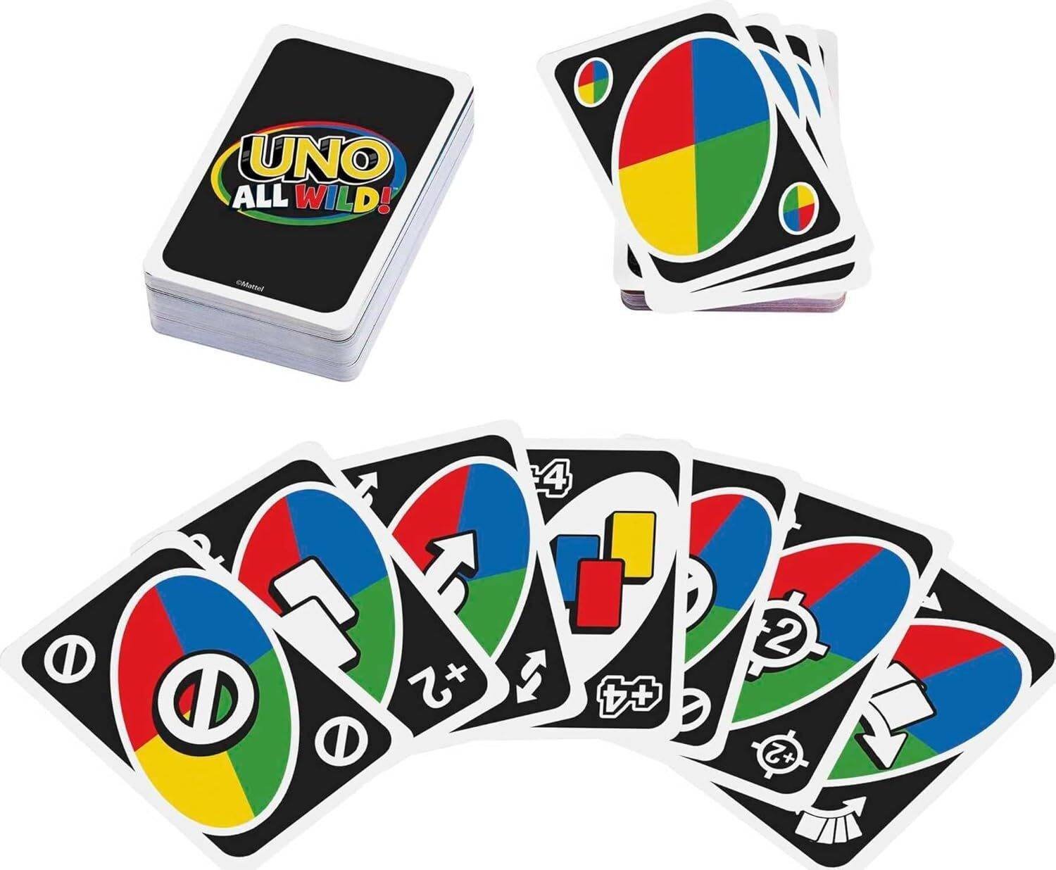 TMA Uno Flex, Teams, All Wild & DOS Party Pack Card Game Combo - Image 4