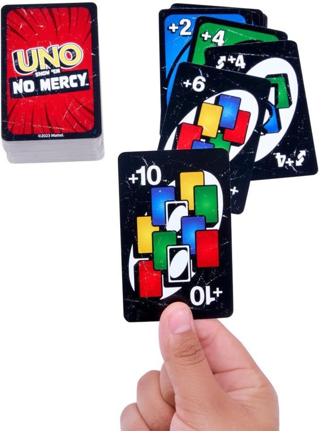 Image of Zokio UNO Show em No Mercy Cards Game Family Parties and Travel For Kids & Adults.-