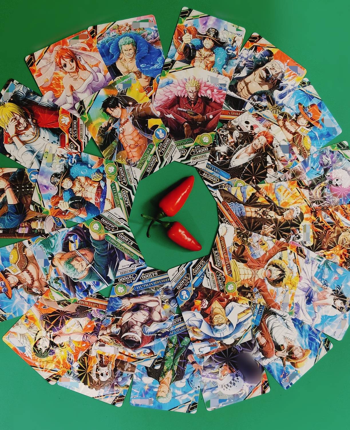 Thrifx PREMIUM LUFFY ONEPIECE CARDS 300PCS Zoro Boa Hancock& 20