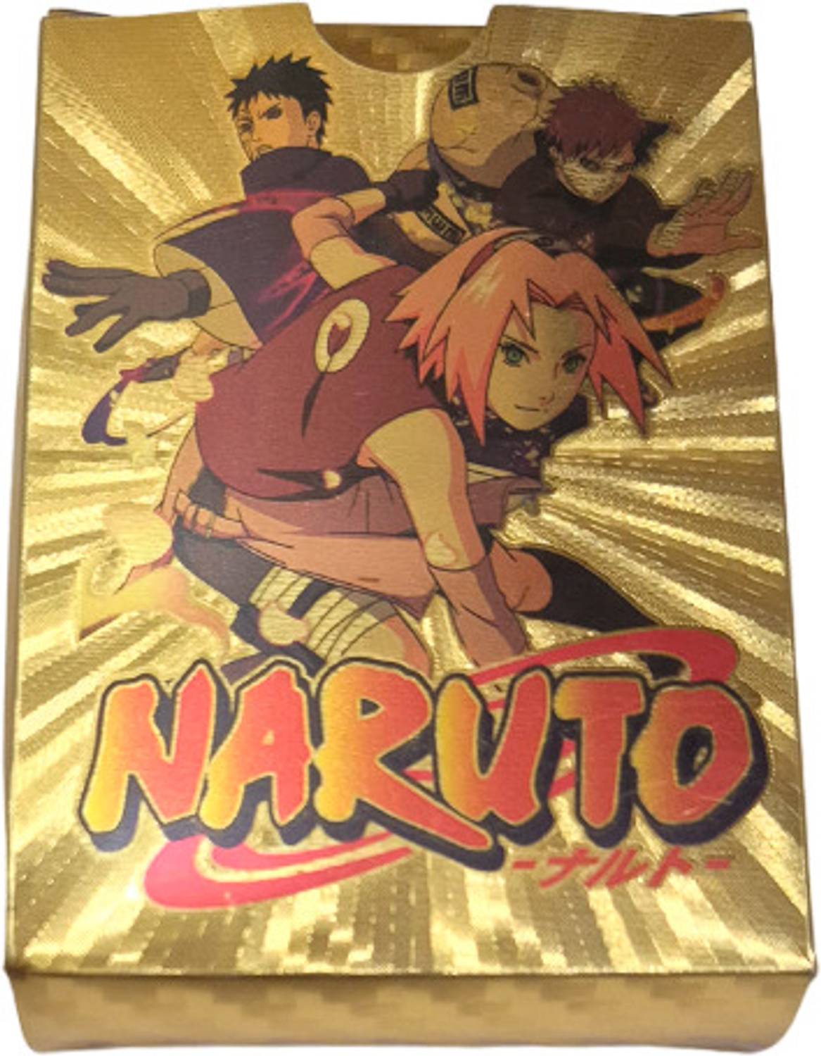 TCG Rare Naruto Gold Playing cards waterproof PVC set of 55 - Rare