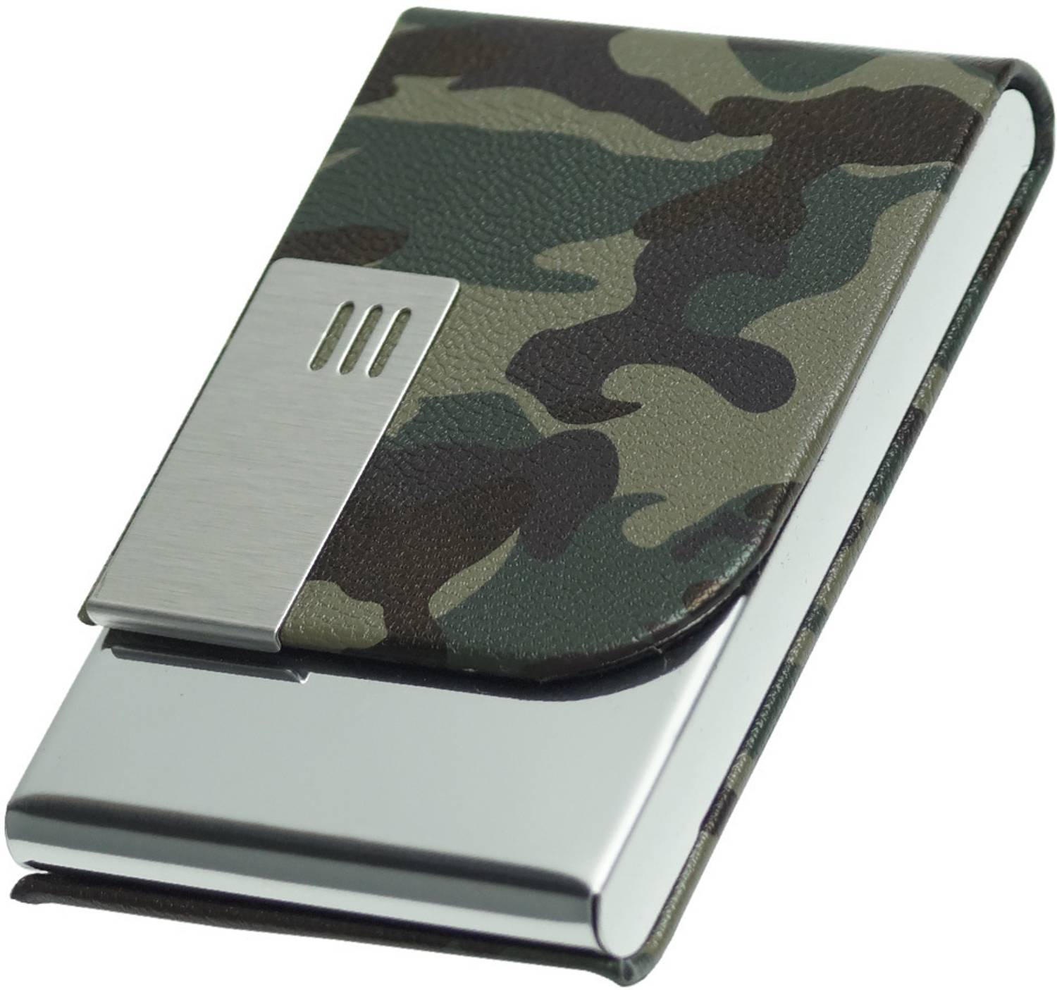 minibuy Card Holder for Unisex Credit|Debit|ATM|Business Visiting-Stainless Steel 20 Card Holder
