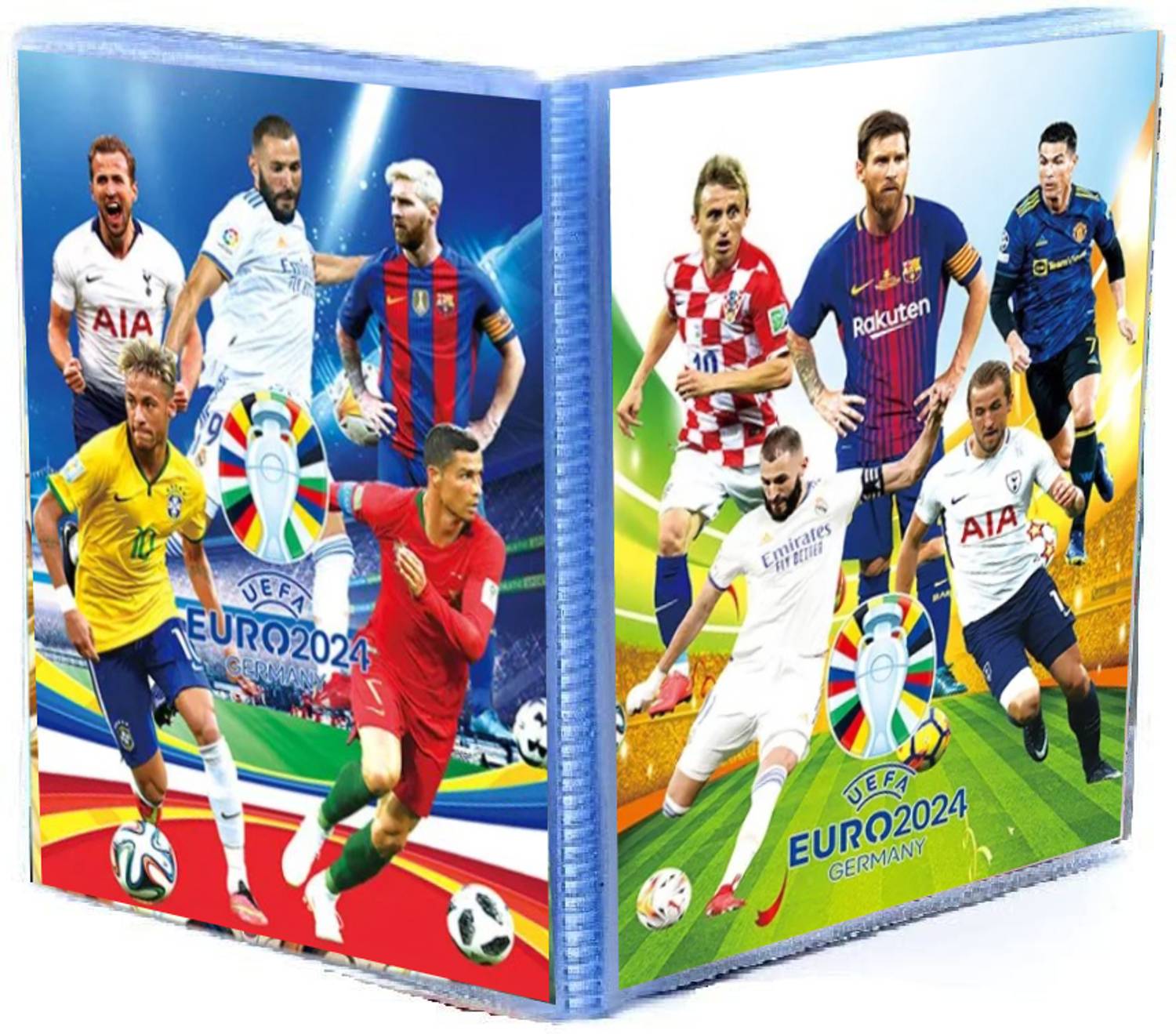 Bestie Toys Football Card Album for Football Lovers Empty Card Binder Kid Adult(208 Pocket)