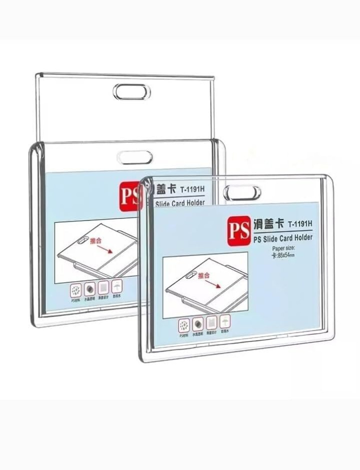Image of Kejea Plastic ID Badge Holder