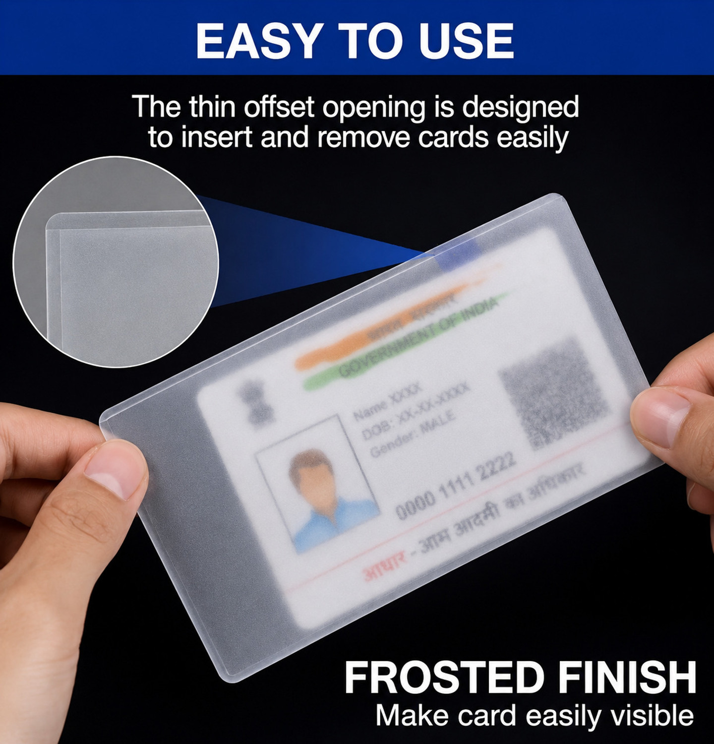 Image of RedShell Driving licence card holder 100 Card Holder (Set of 1, White)