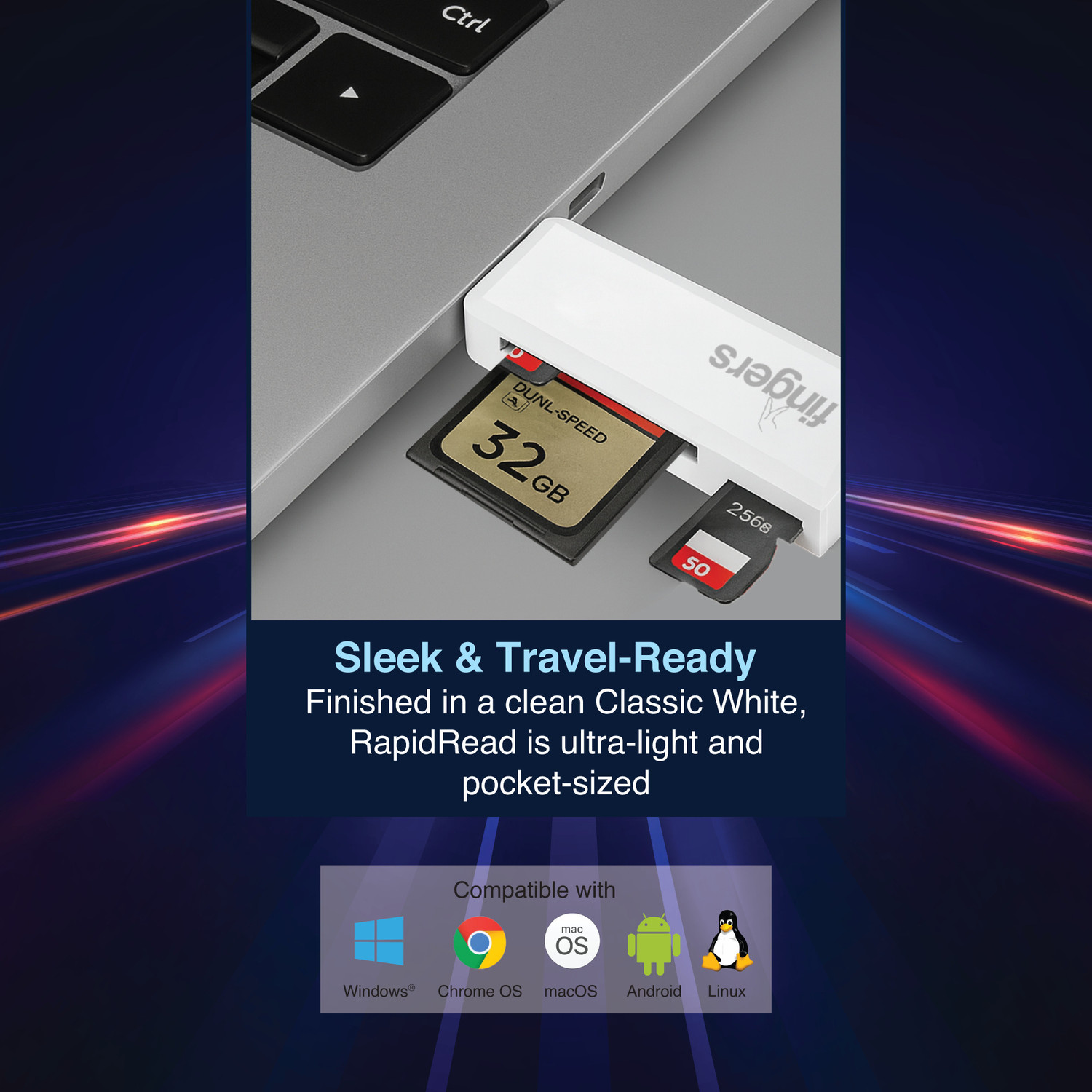 Image of FINGERS RapidRead Card Reader