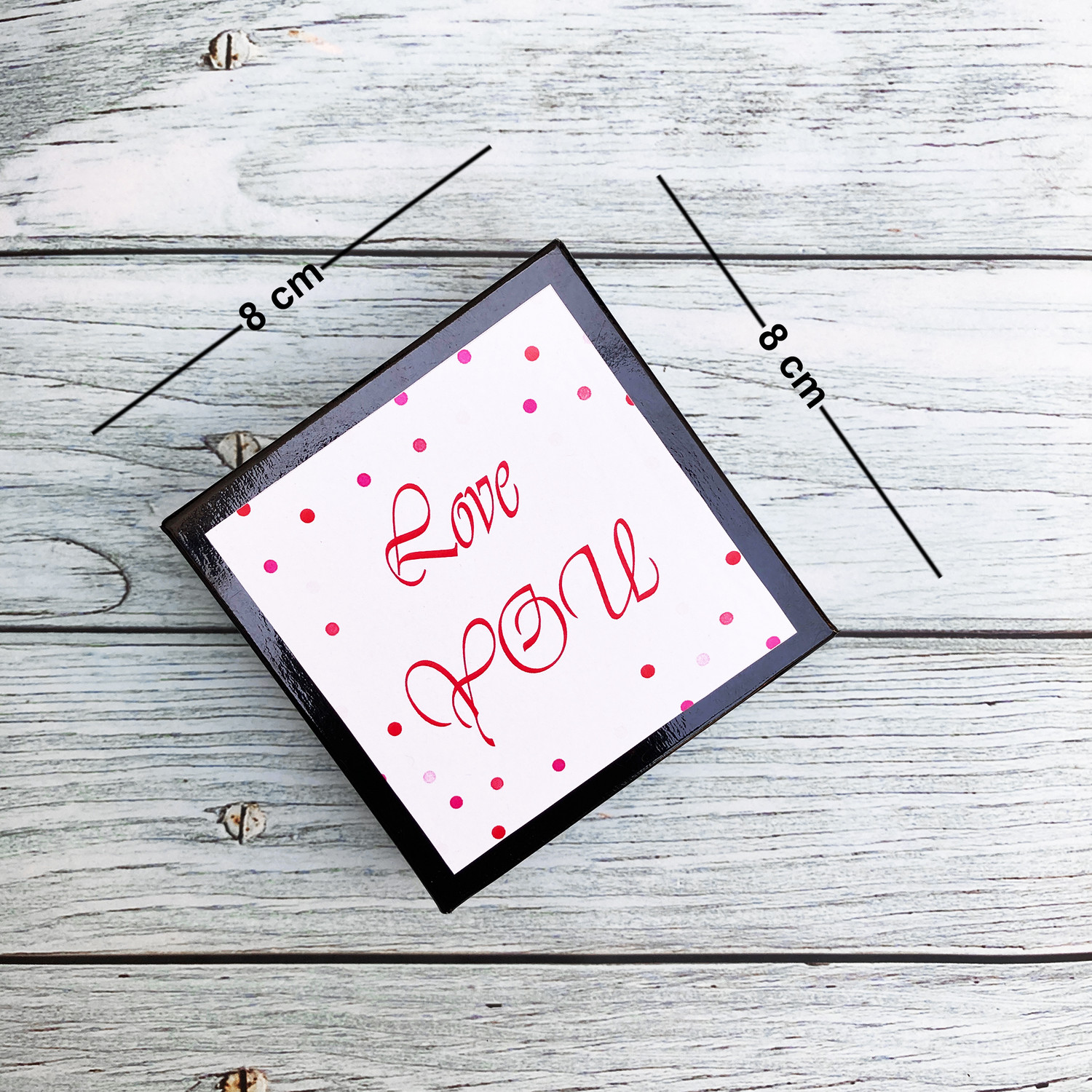 Image of Crafted with passion Photo Gift Box For Birthday , Anniversary & Valentine's Day Greeting Card