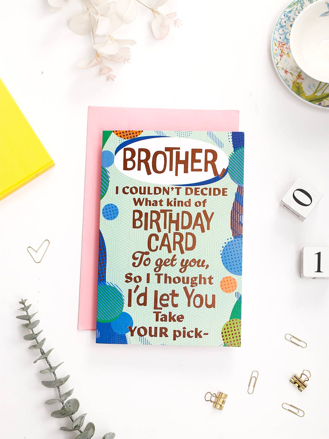 ARCHIES Happy Birthday Brother Greeting Card Greeting Card