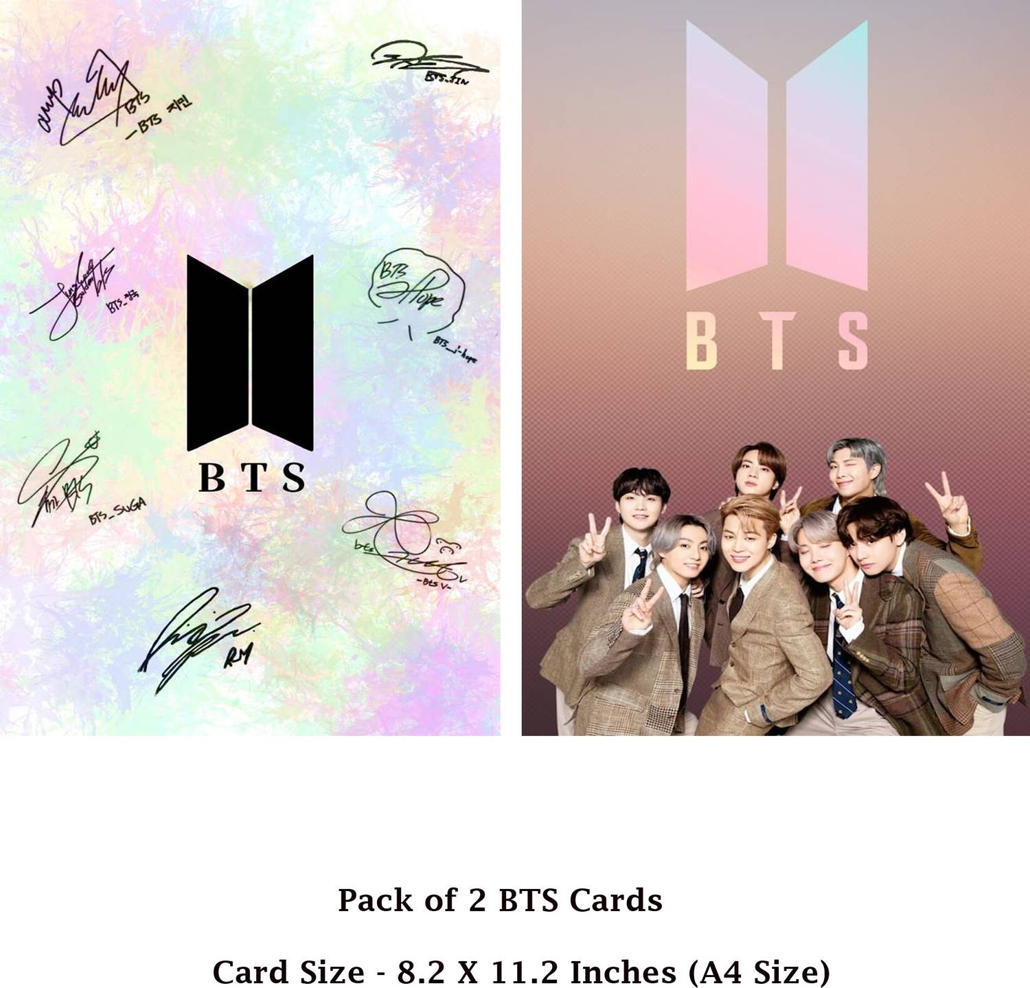 BTS タレントカード 26枚セット BTS Polaroid Photo Cards Pack of 26 | K-Pop Idol Mini Prints