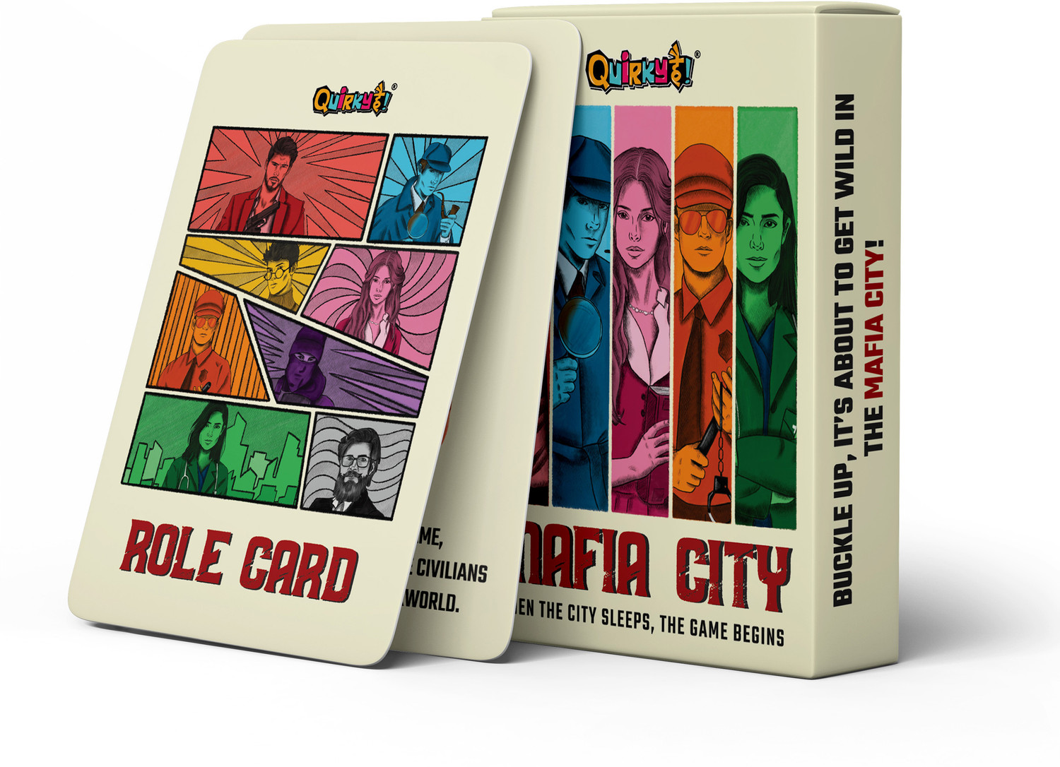 Image of Quirky Hai Mafia City Game- Perfect for Game Nights & Social Gatherings | 6-20 Players
