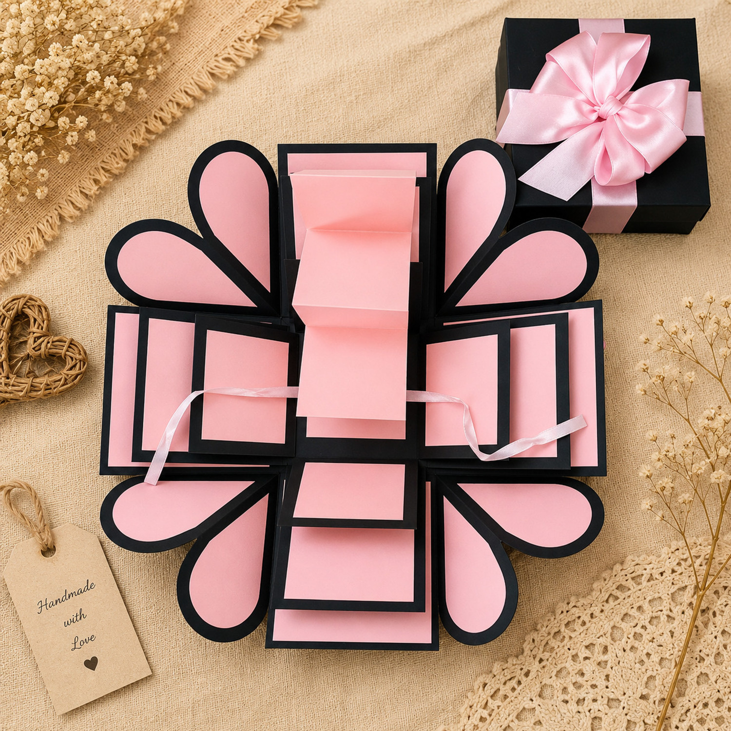 Image of MIAMOREART PINKBOX Greeting Card