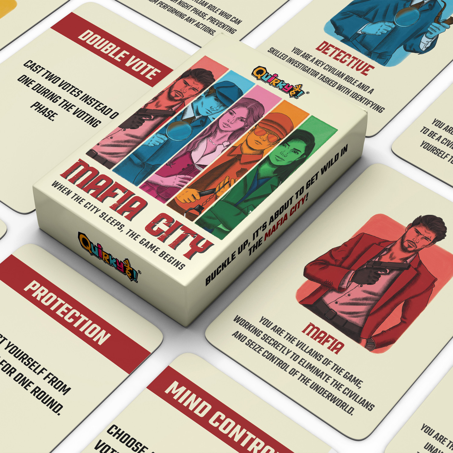 Image of Quirky Hai Mafia City Game- Perfect for Game Nights & Social Gatherings | 6-20 Players