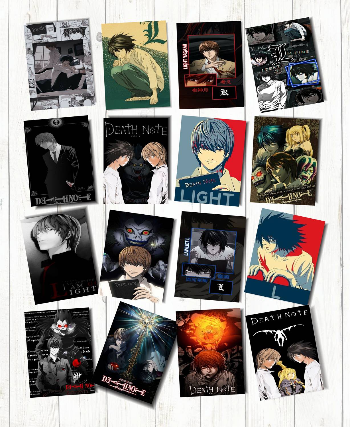 【希少】DEATH NOTE トレーディングカード 9枚セット craft maniacs DEATH NOTE PACK OF 16 MATT LAMINATED 3 X 4 INCH LOMO