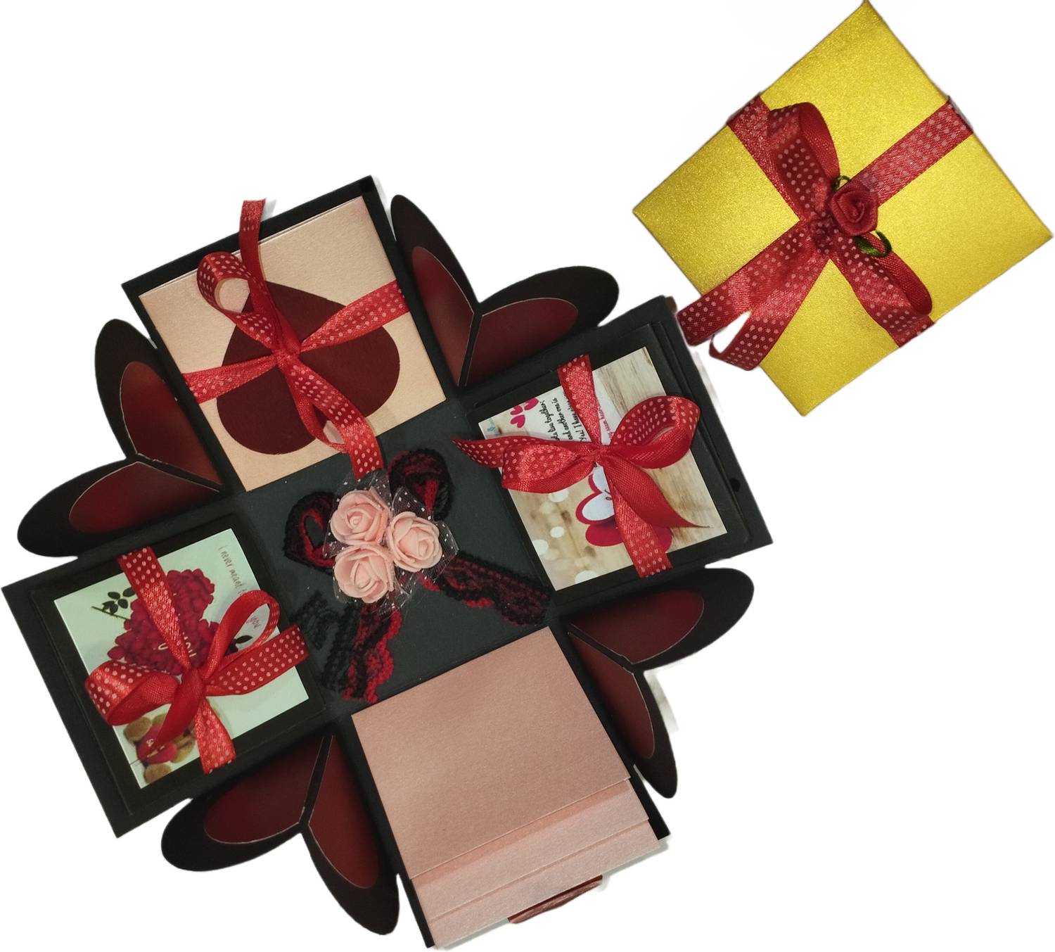 ASSURED Explosion greetings card for birthday,anniversary, valentine's day gift box Greeting Card