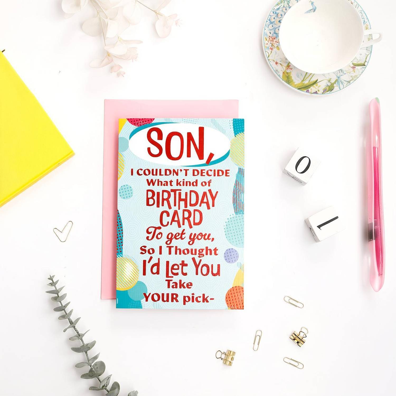 ARCHIES Happy Birthday Son Greeting Card Greeting Card