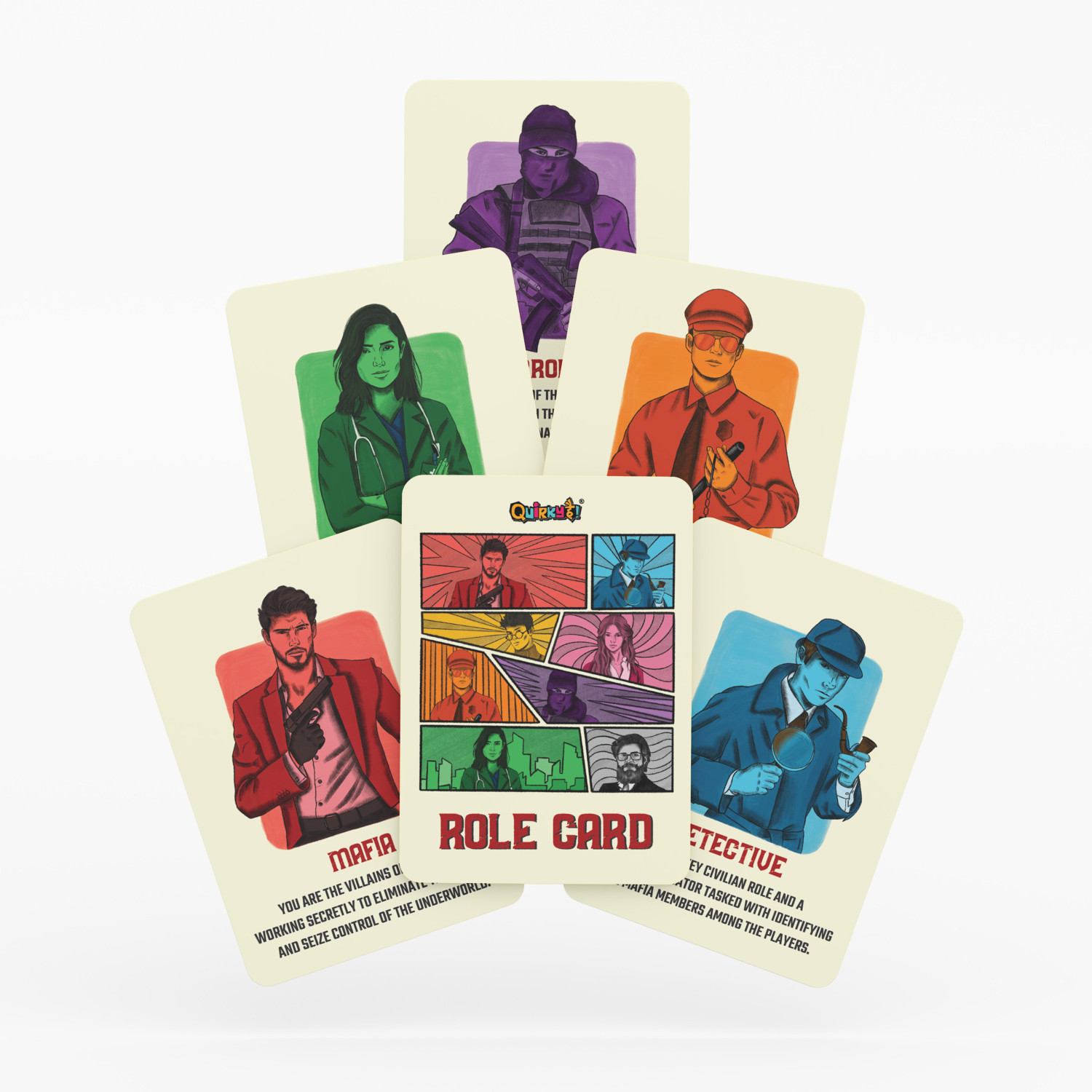 Image of Quirky Hai Mafia City Game- Perfect for Game Nights & Social Gatherings | 6-20 Players