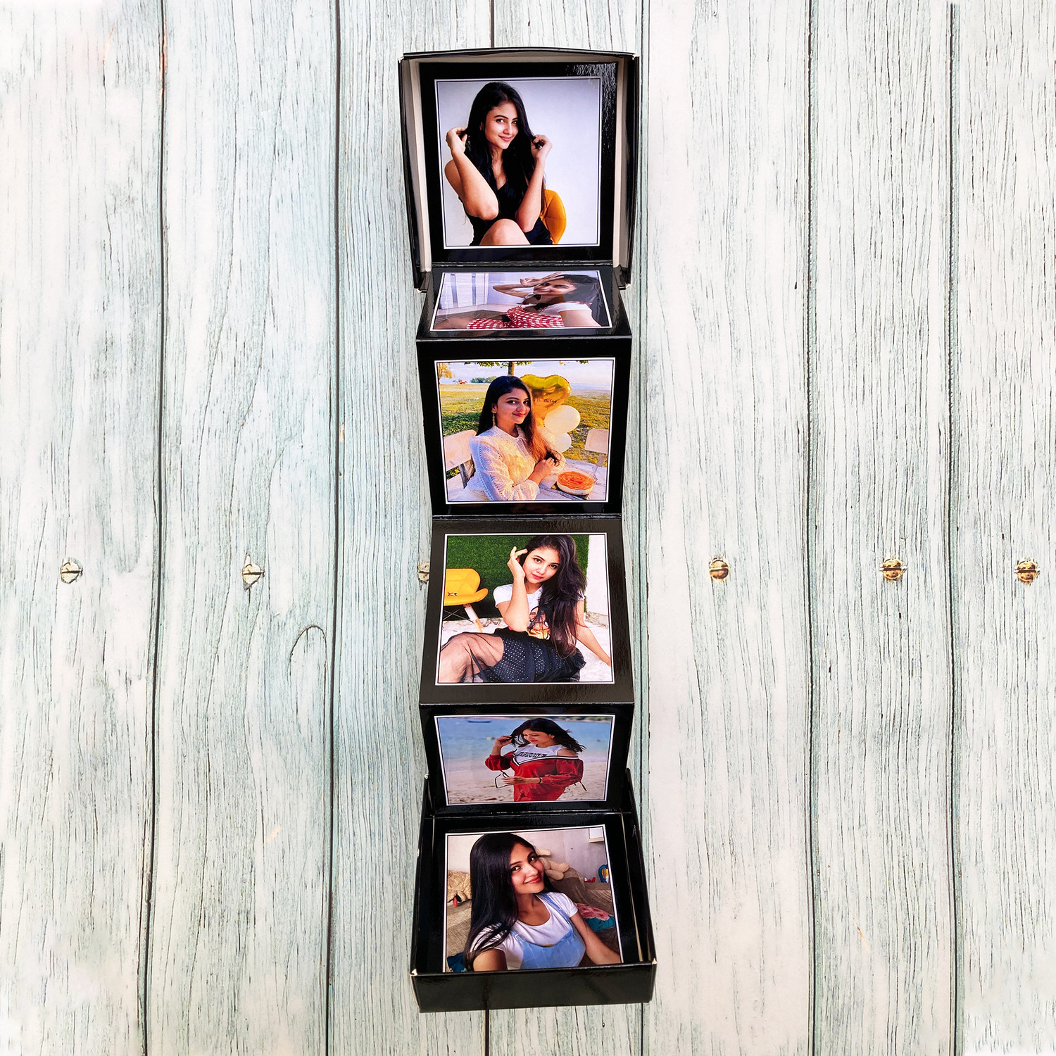Image of Crafted with passion Photo Gift Box For Birthday , Anniversary & Valentine's Day Greeting Card