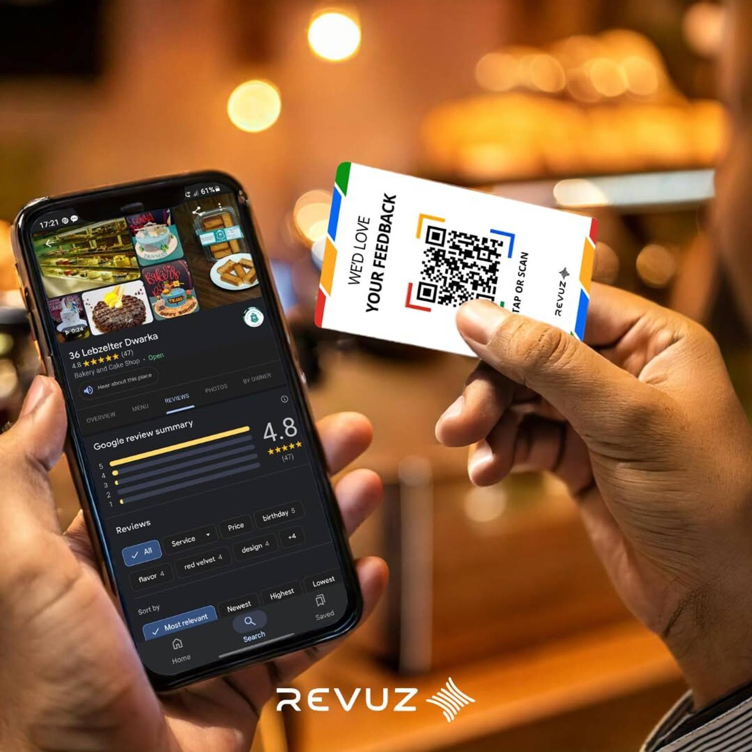 linqs REVUZ QR & NFC Business Card - Image 5