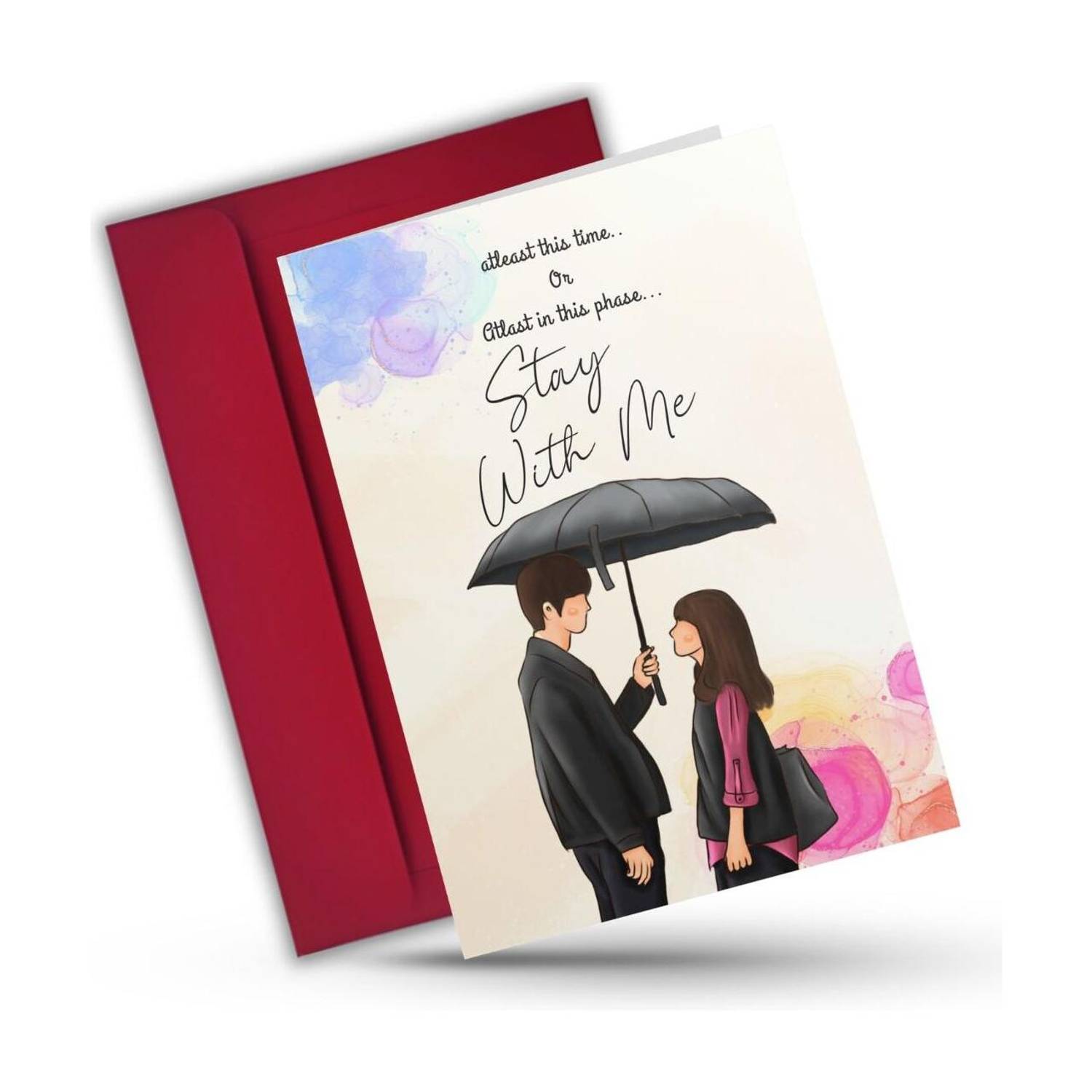 AanyaCentric 5.8x8.3inches A5 Size Love Card Greeting Card