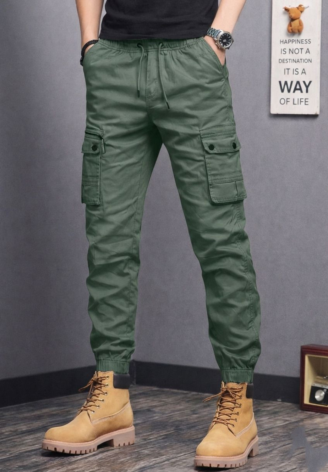 Image of Plus91 Men Cargos