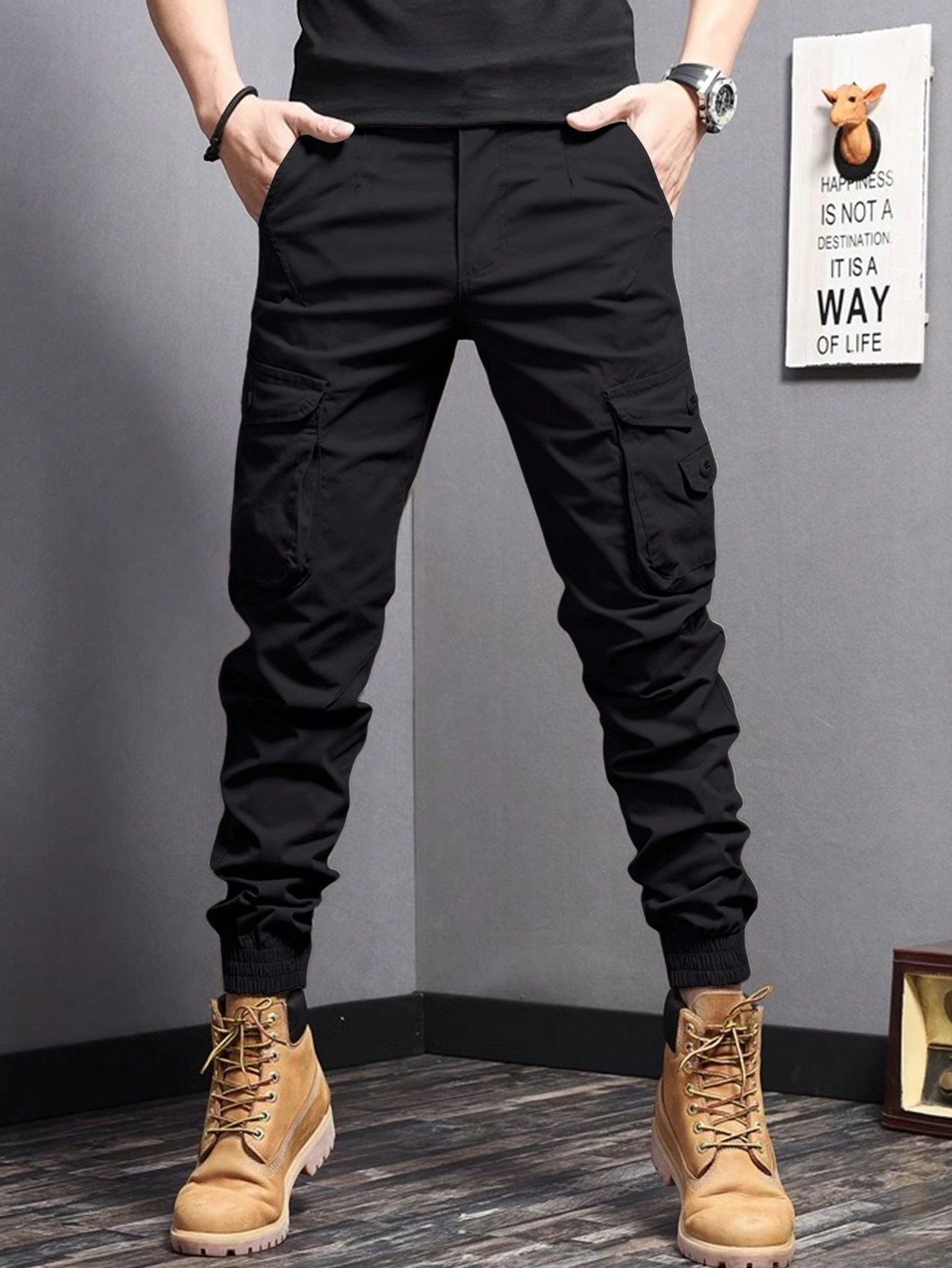 Image of Plus91 Men Cargos