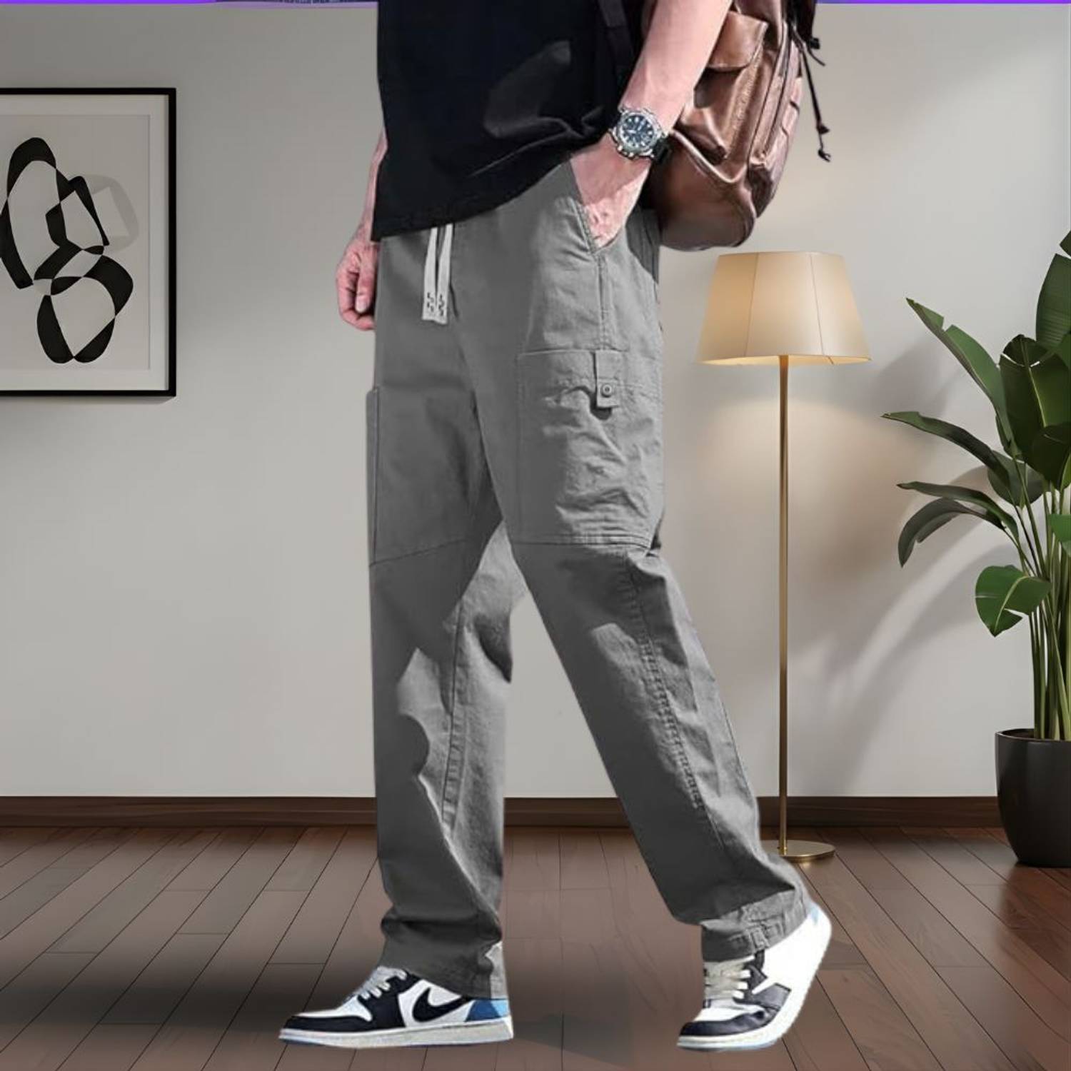 SHIENZY Men Cargos - Image 5