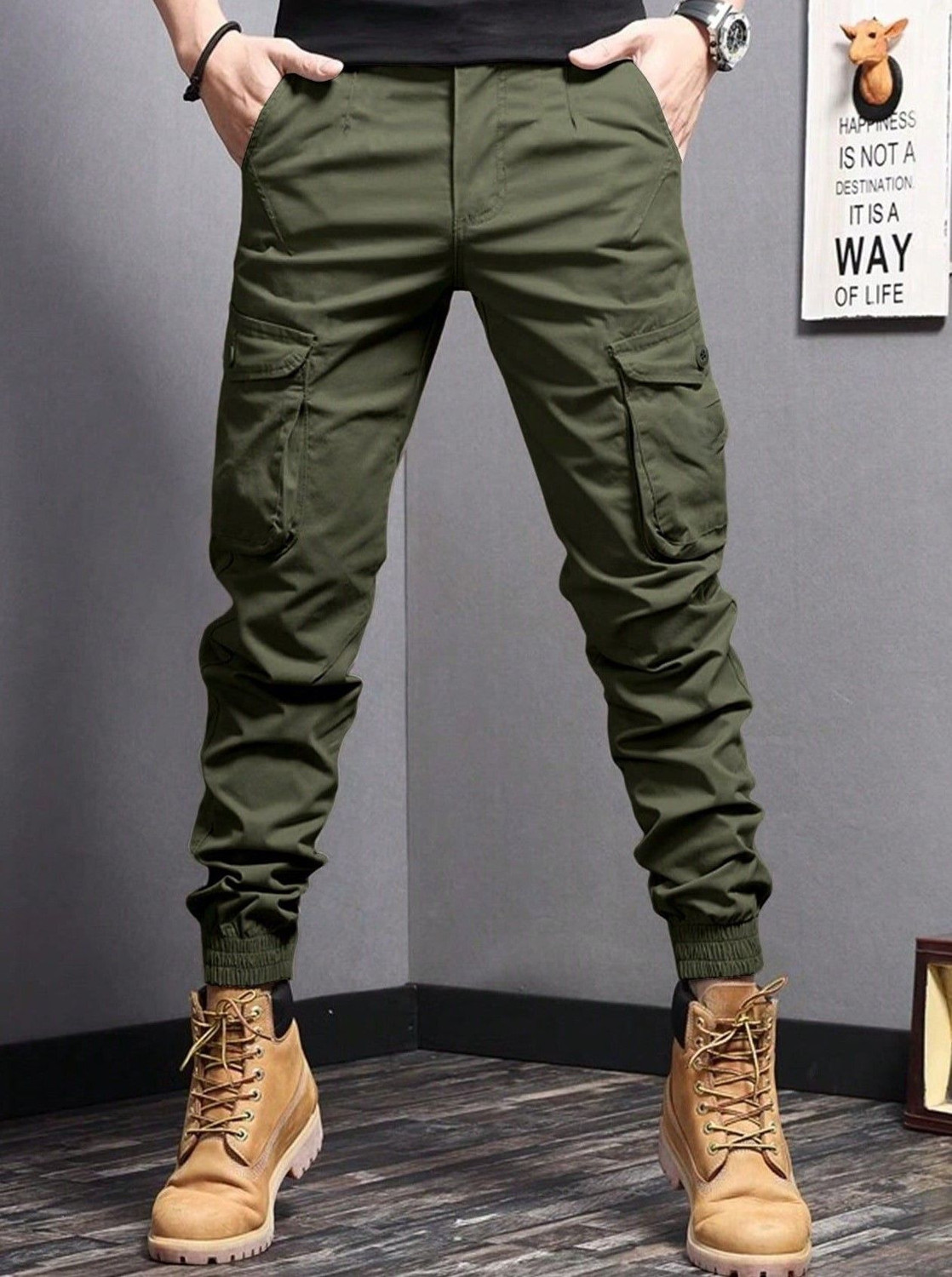 Image of Plus91 Men Cargos